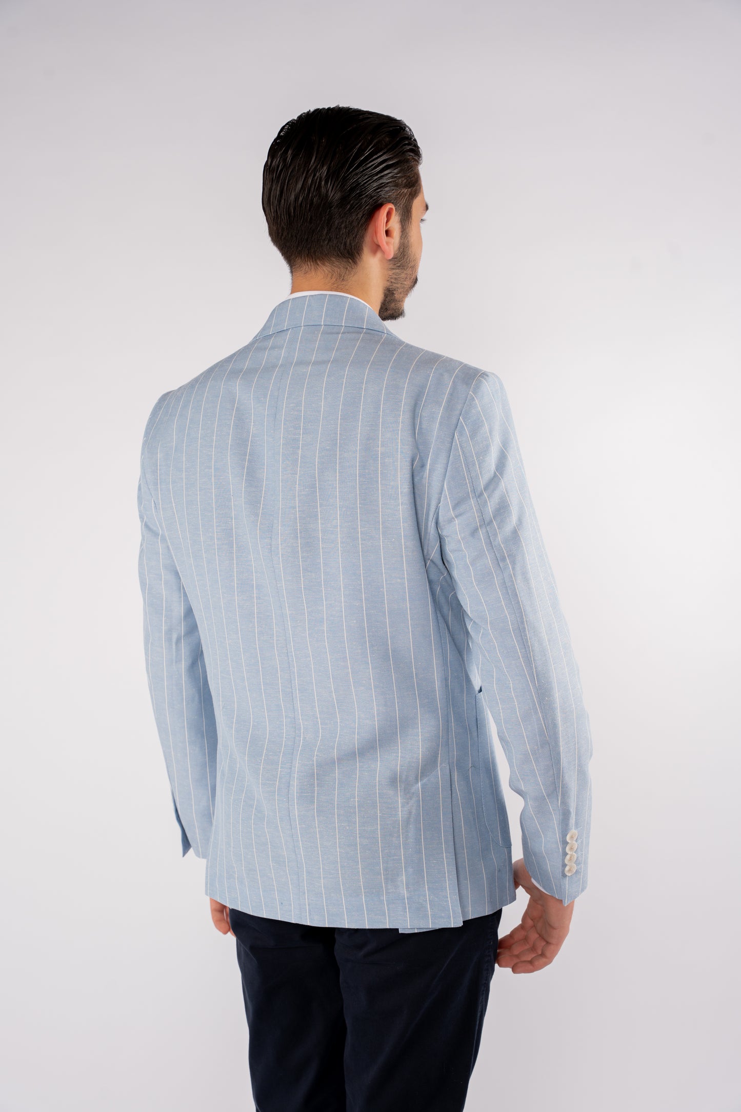 BLUE LINED BLAZER