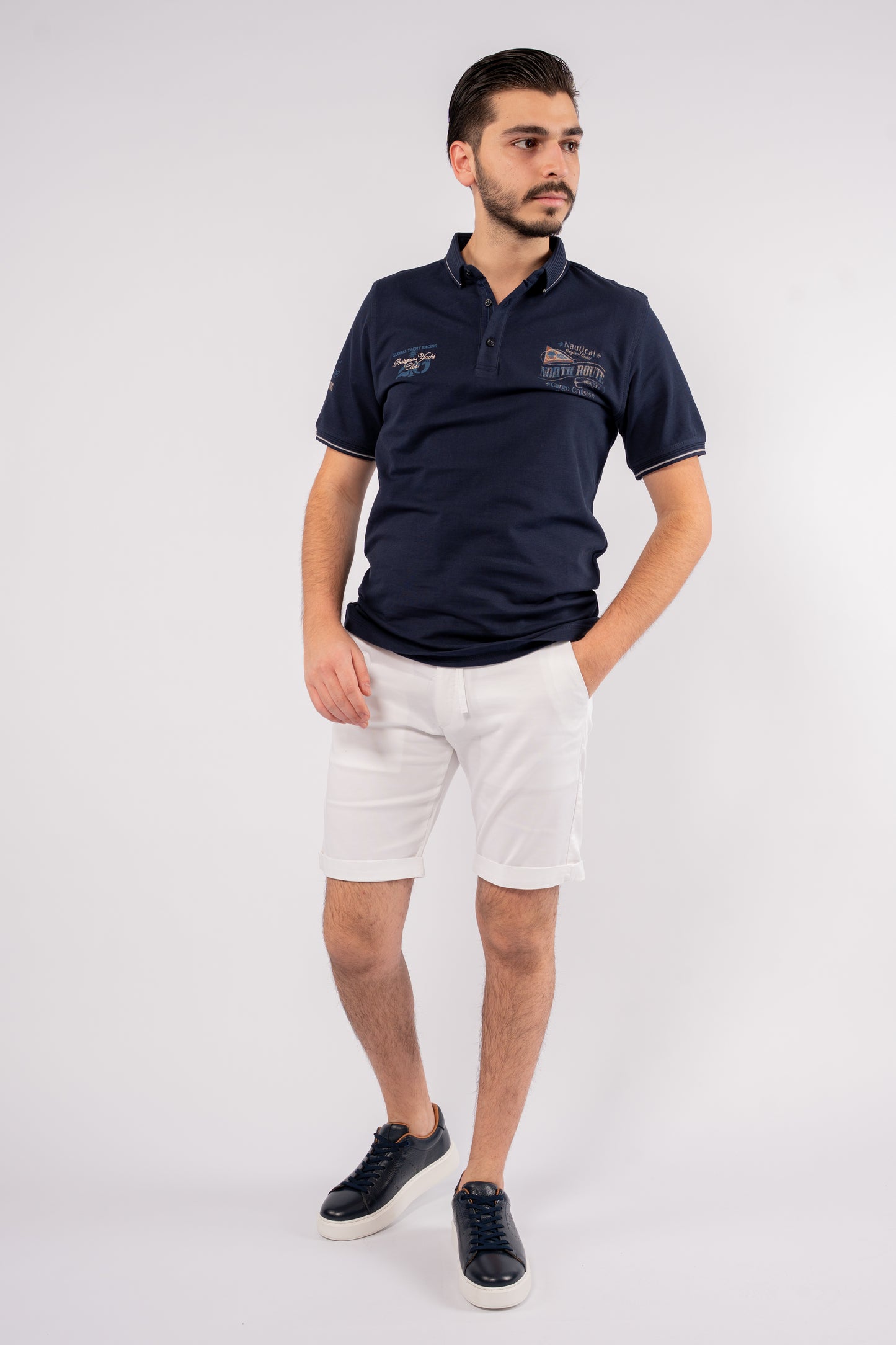 NAVY VINTAGE POLO