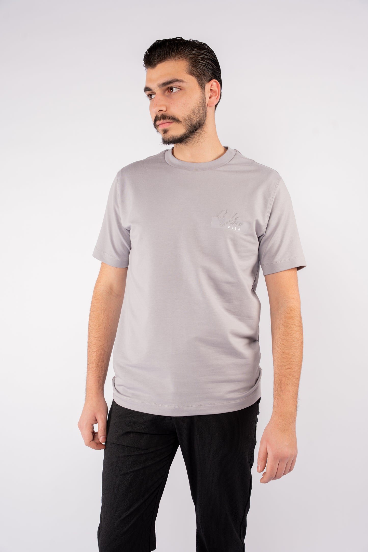 VIBES GREY TSHIRT