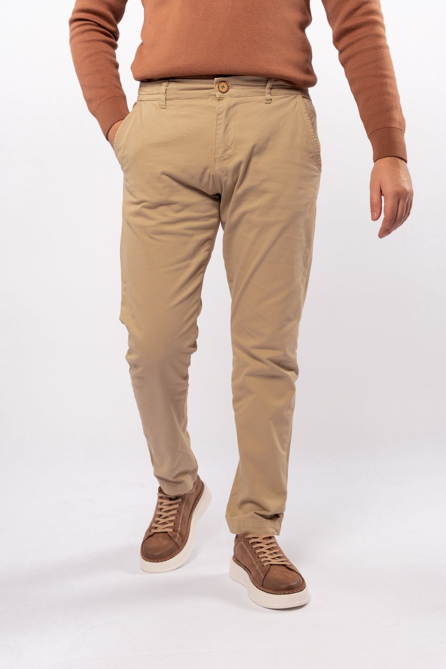 BEIGE CASUAL CHINO PANT