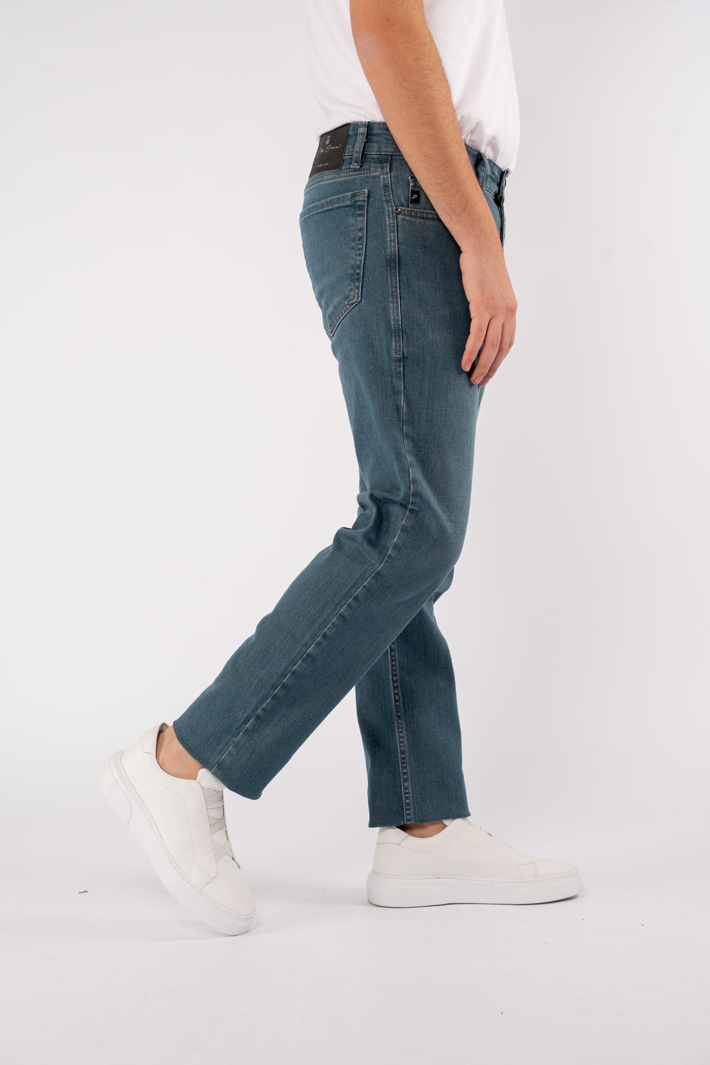 WARM NAVY REGULAR FIT DENIM