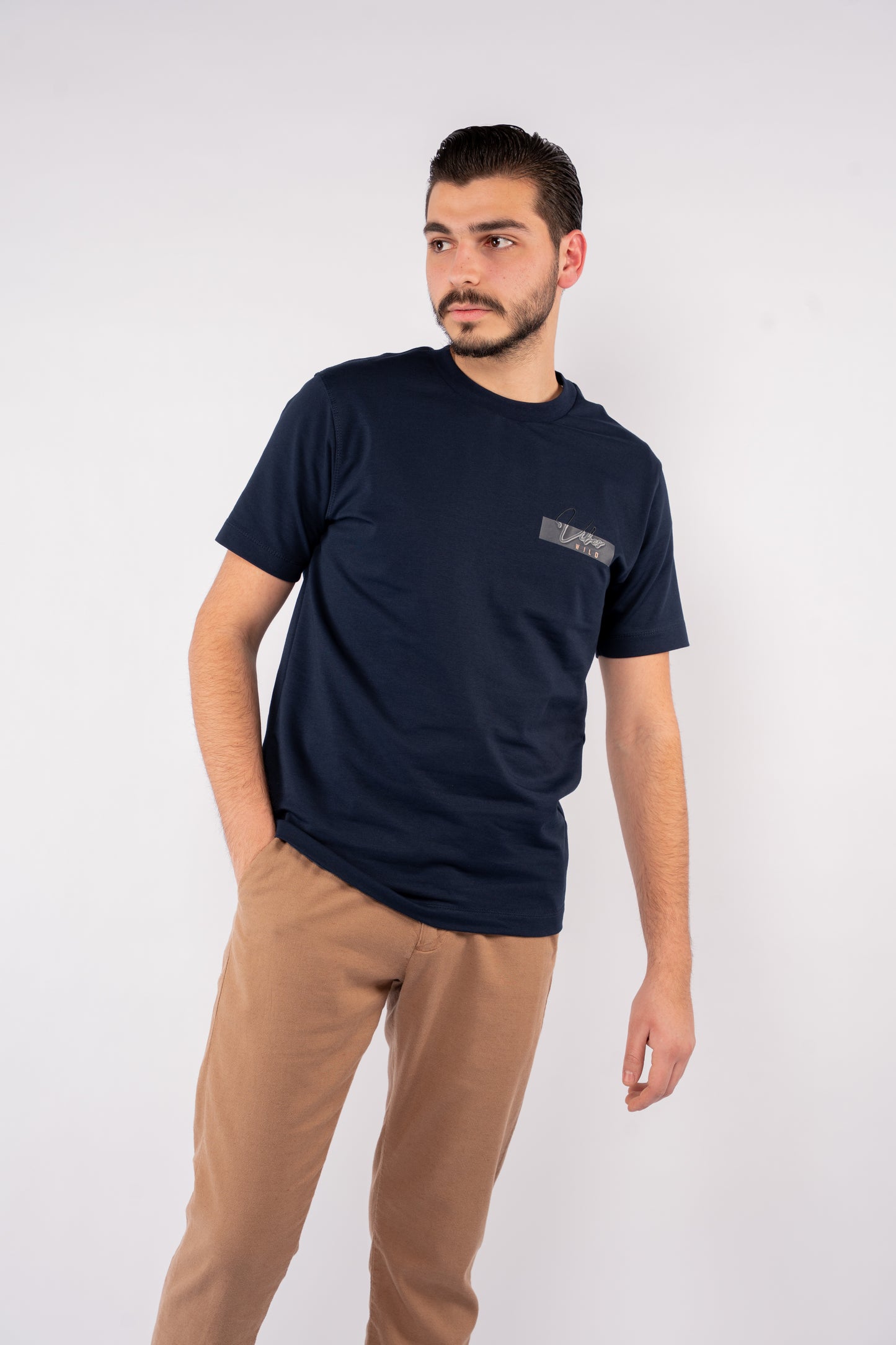 VIBES NAVY TSHIRT