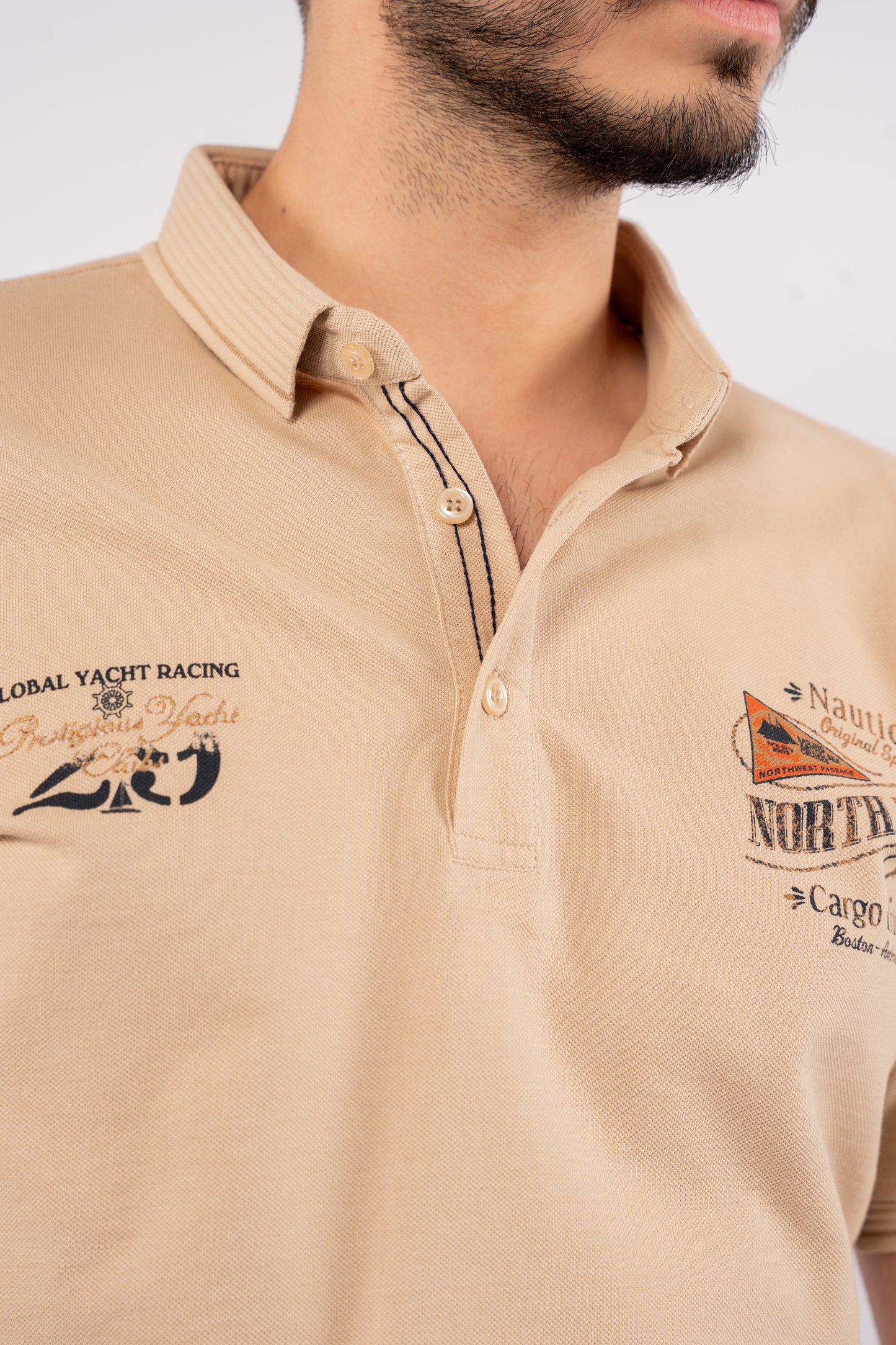 BEIGE VINTAGE POLO