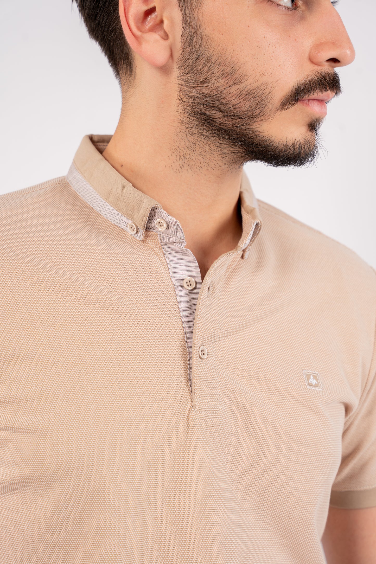 BEIGE PIQUET POLO
