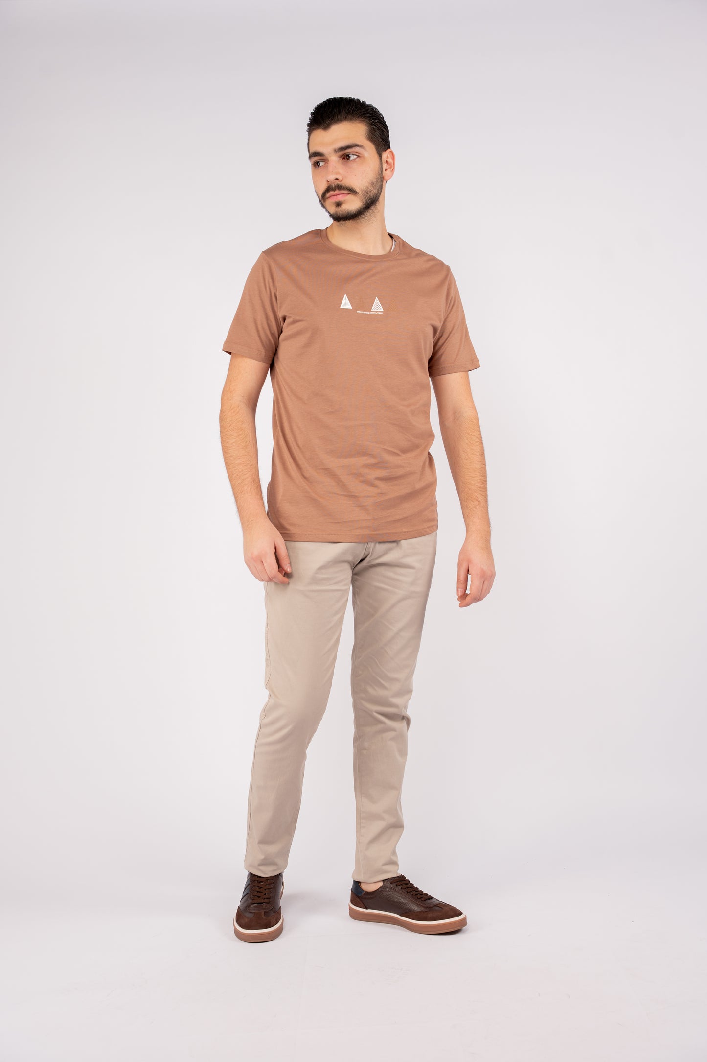 MOCHA TRIANGLES TSHIRT