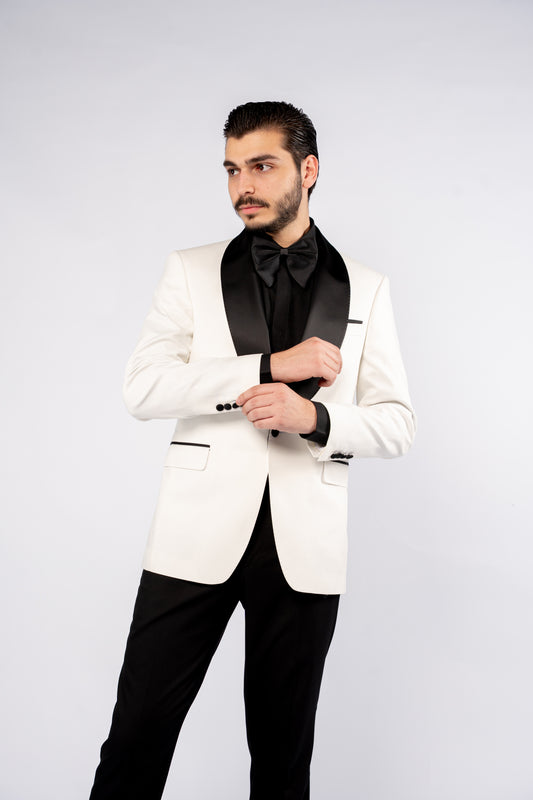 WHITE ROYAL TUXEDO