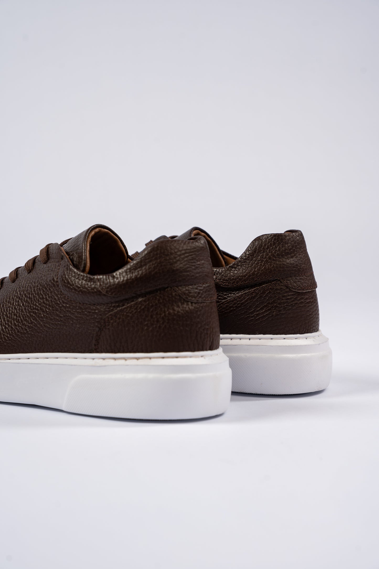BROWN LEATHER SNEAKER
