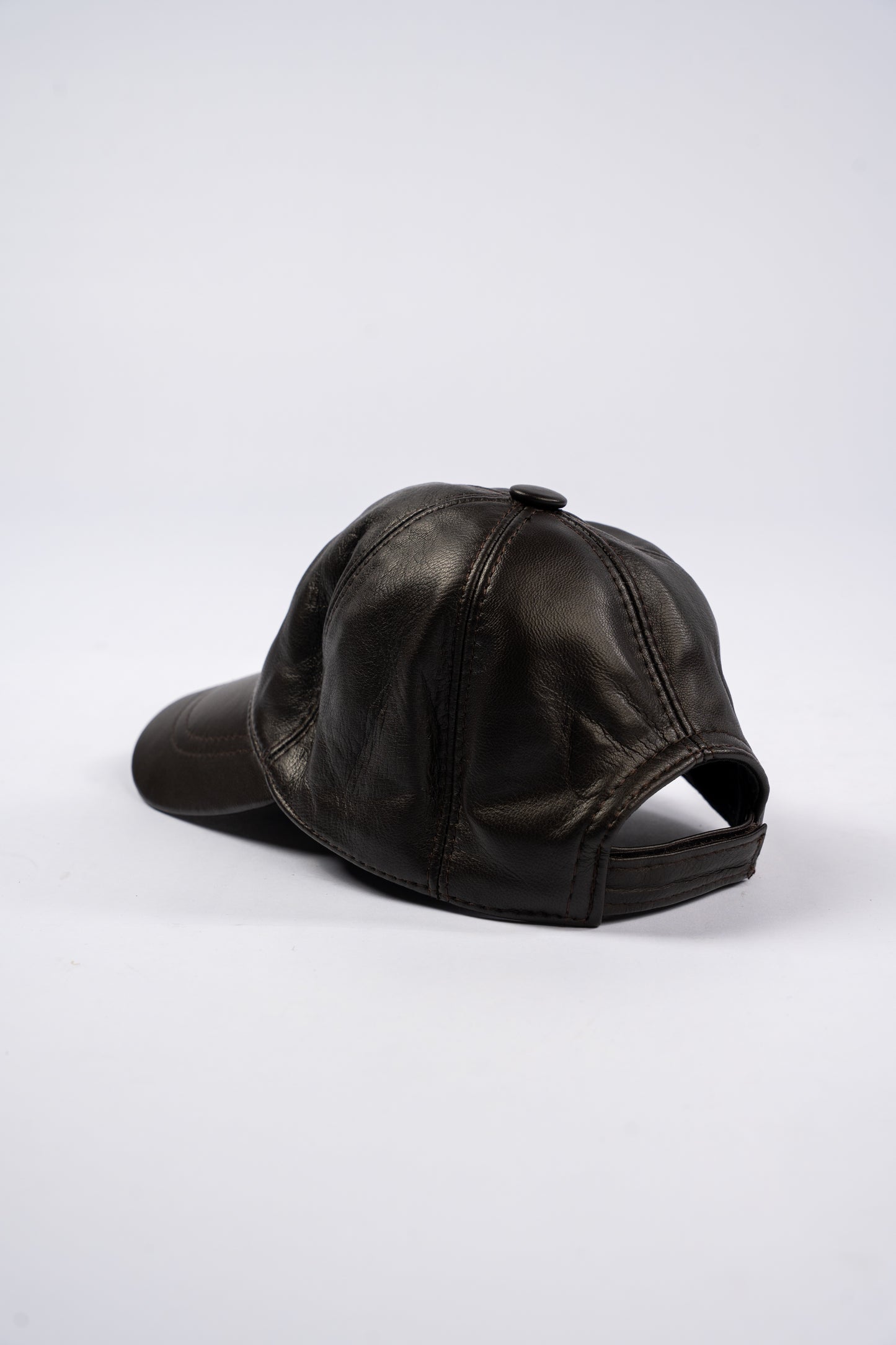 BLACK LEATHER CAP