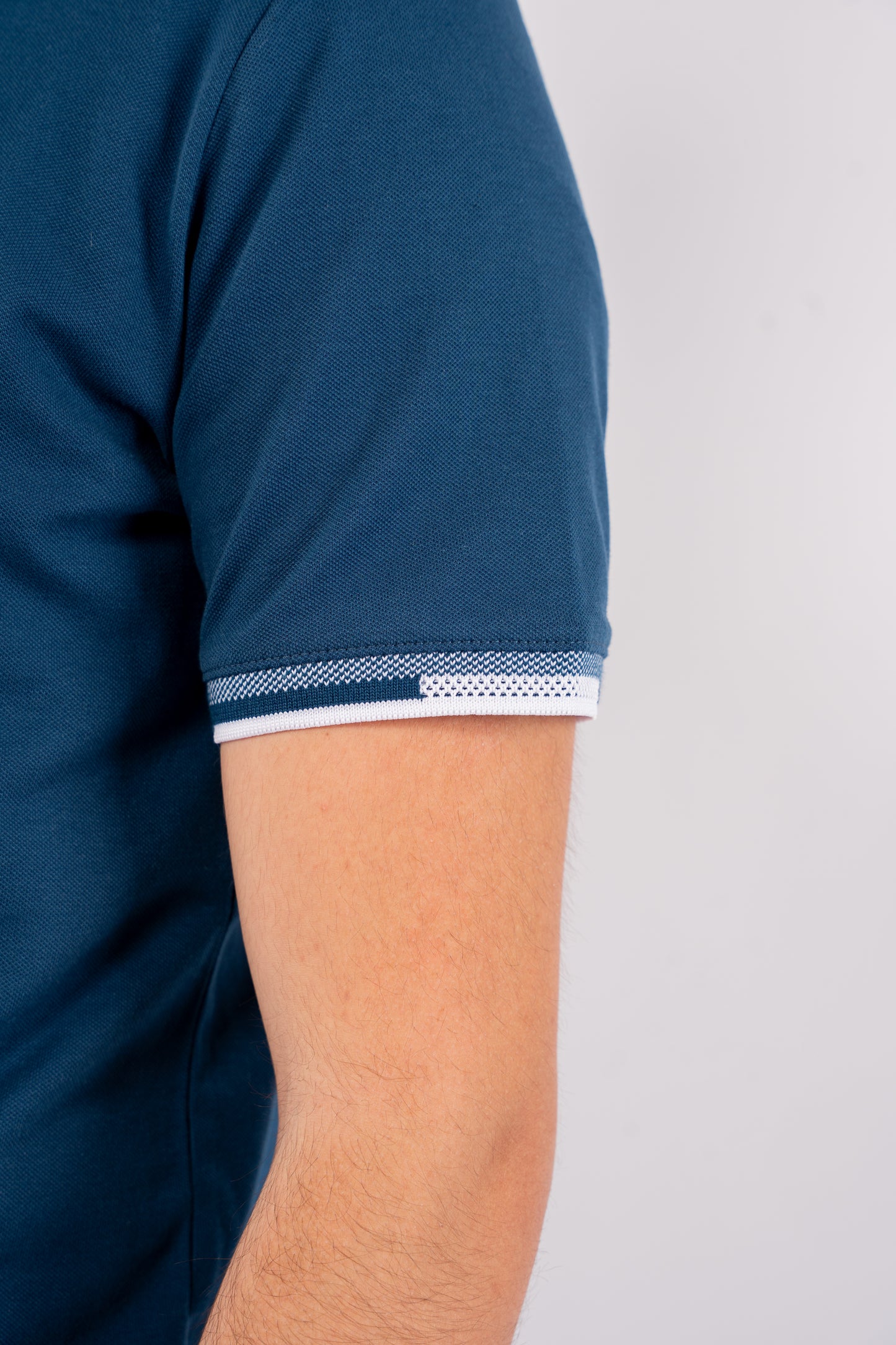 INDEGO BUTTON COLLAR POLO