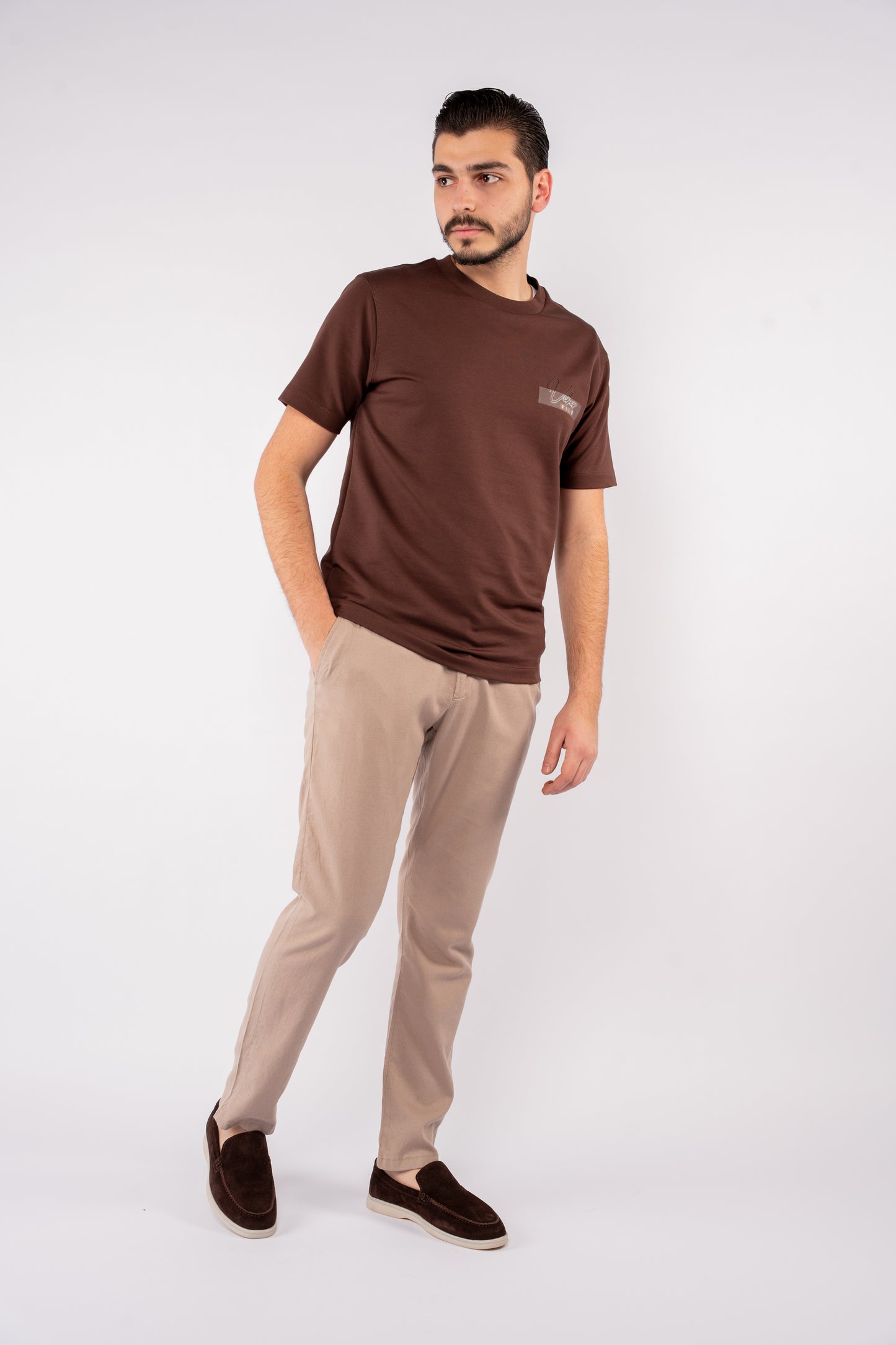 VIBES BROWN TSHIRT
