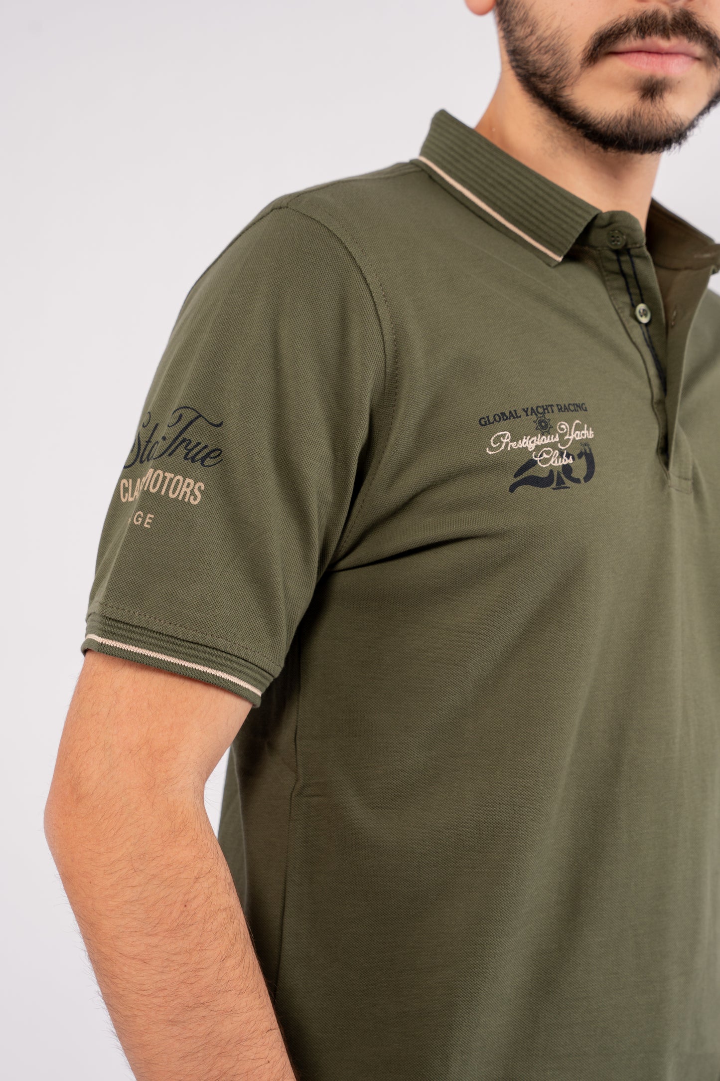 OLIVE VINTAGE POLO