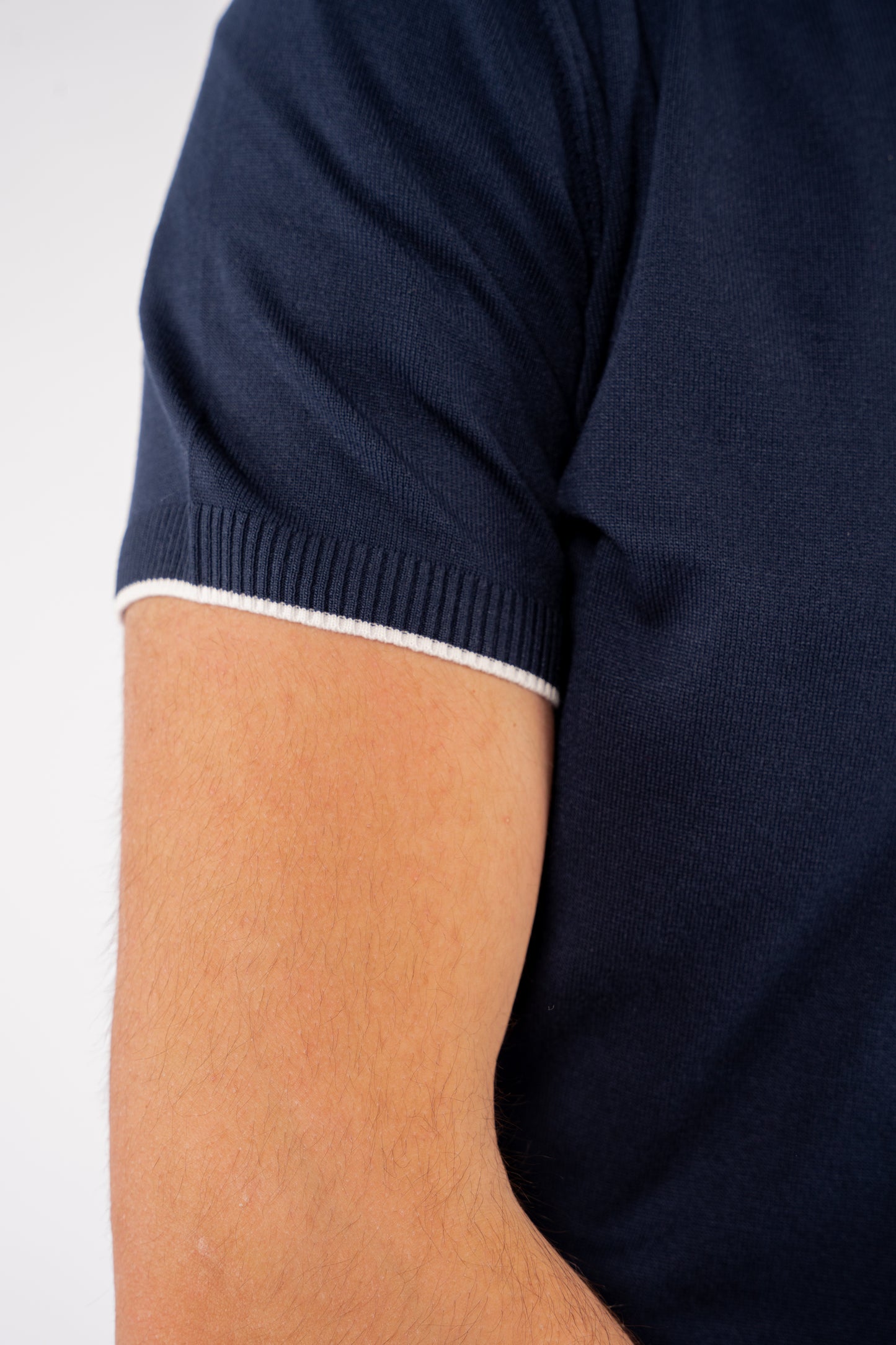 INDEGO WHITE LINE POLO