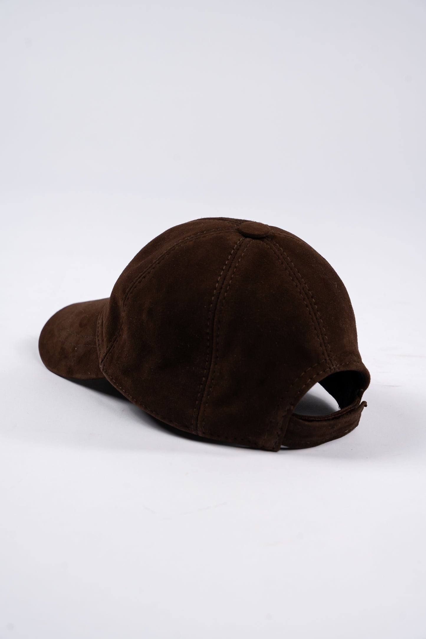 BROWN SUEDE CAP