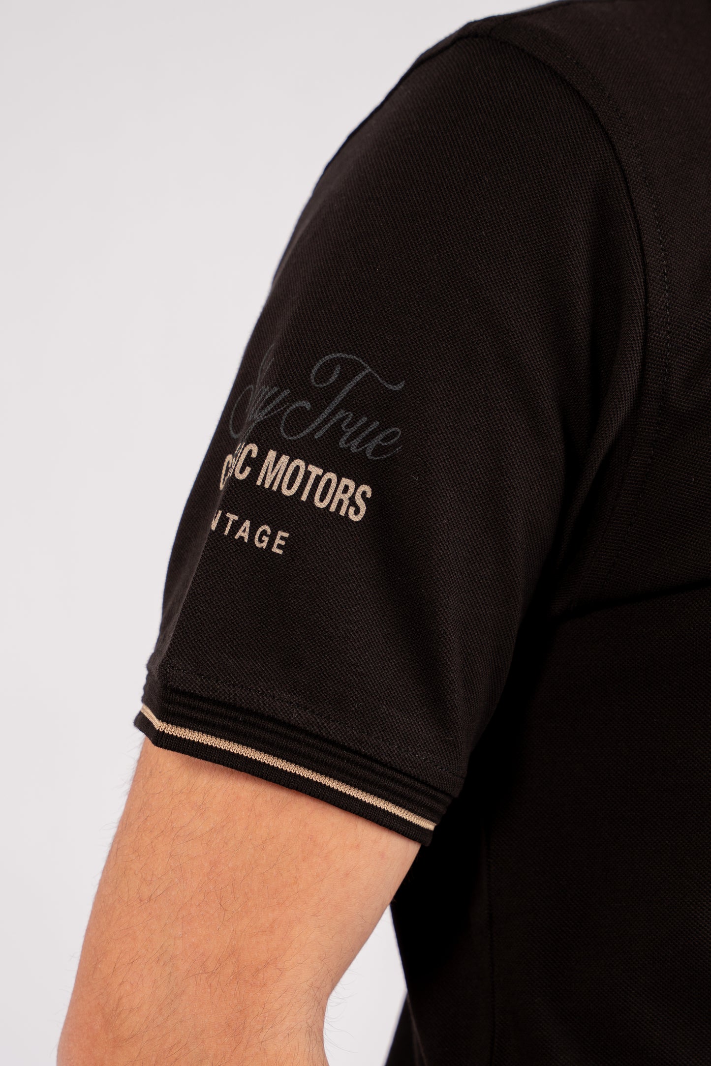 BLACK VINTAGE POLO