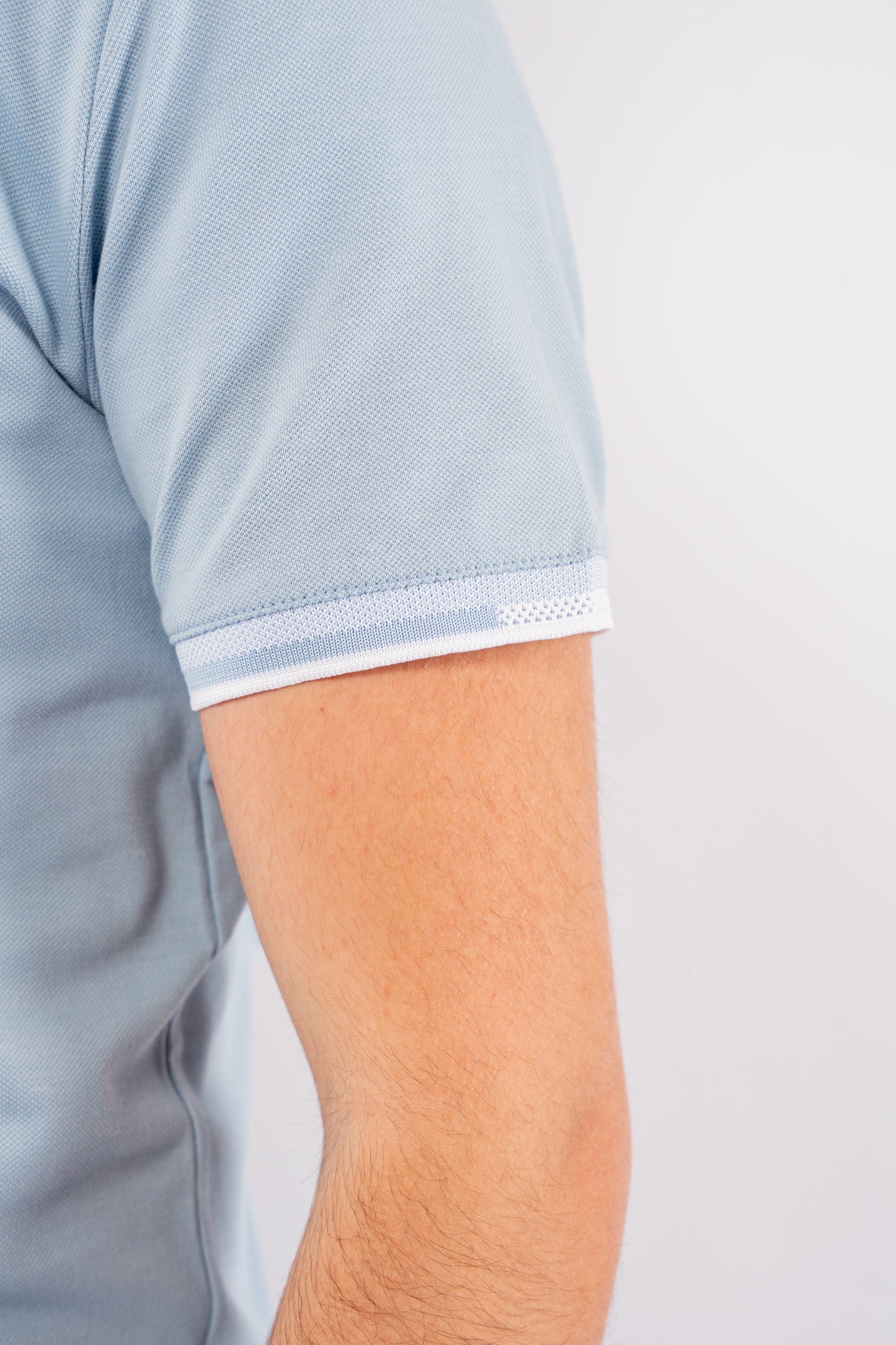 BLUE BUTTON COLLAR POLO