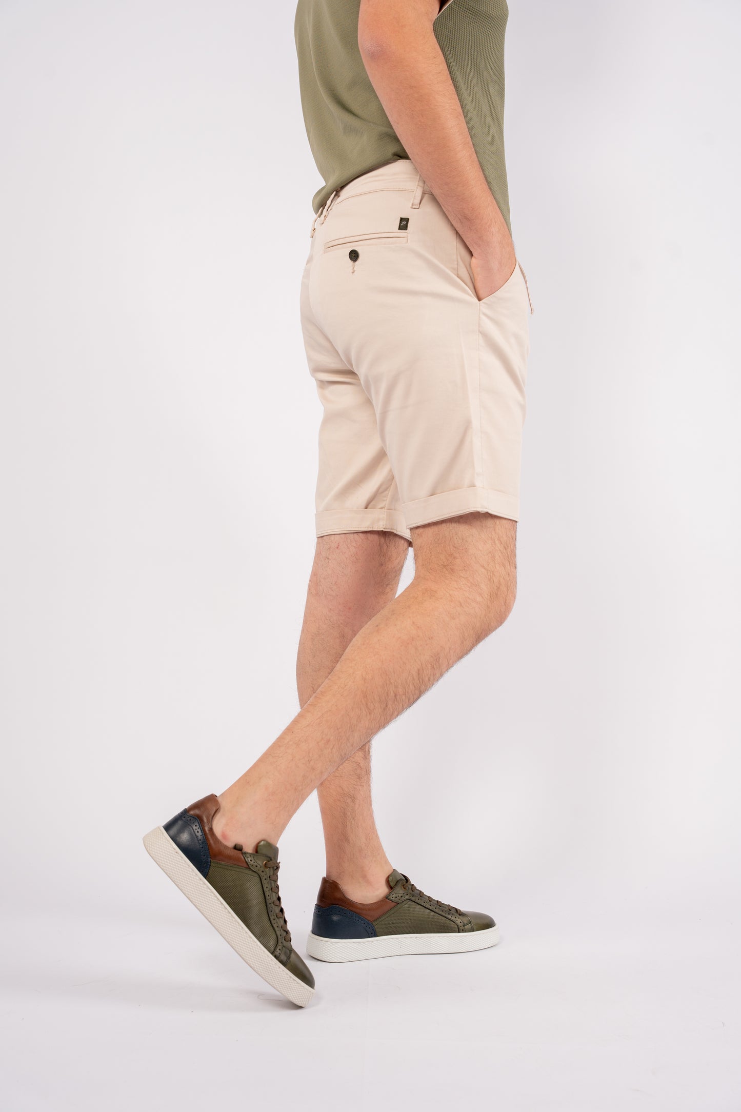 BEIGE CASUAL SHORT