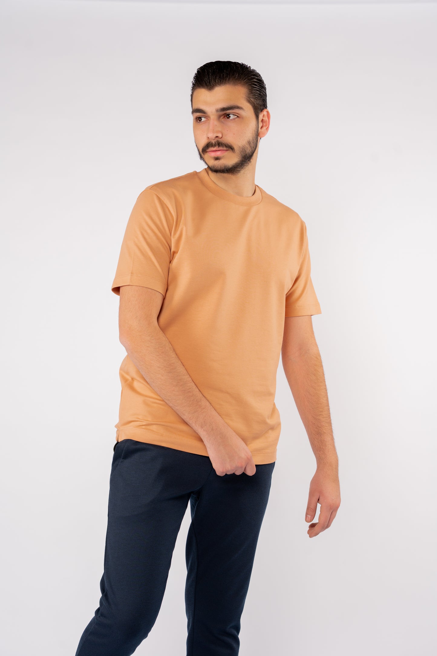 THICK BASIC BUFF ORANGE TSHIRT