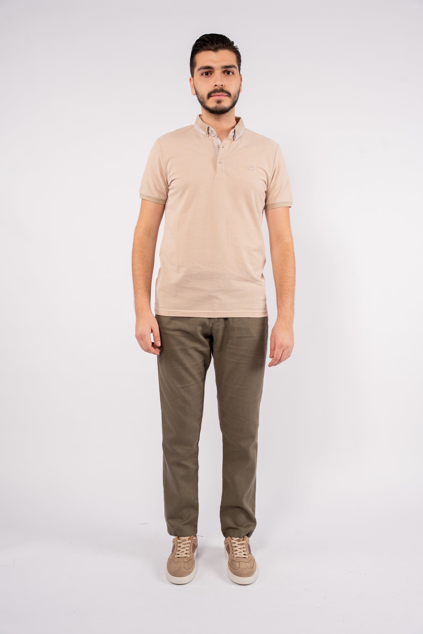 BEIGE PIQUET POLO
