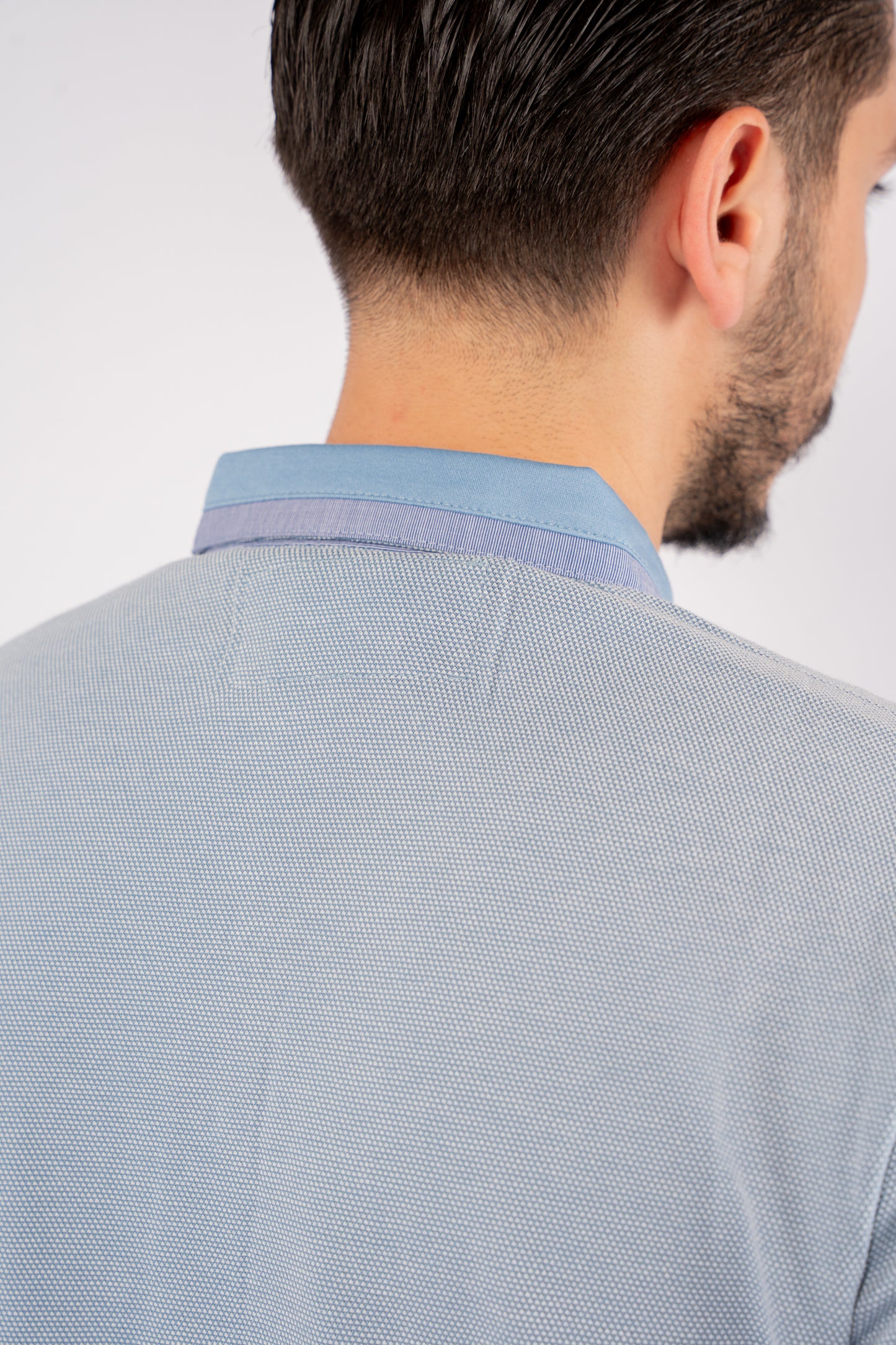 BLUE PIQUET POLO