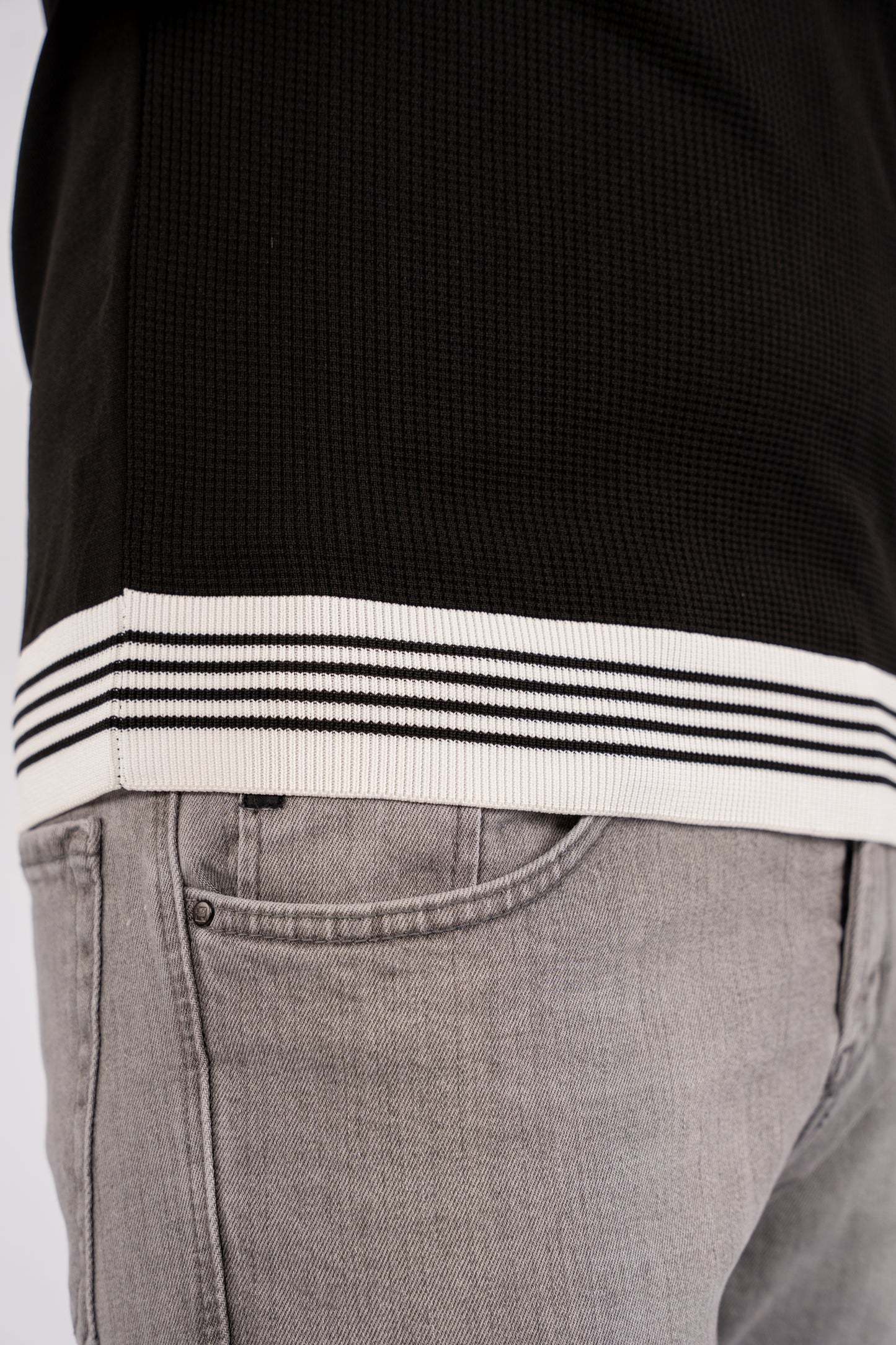 LIGHT GREY SLIM FIT DENIM