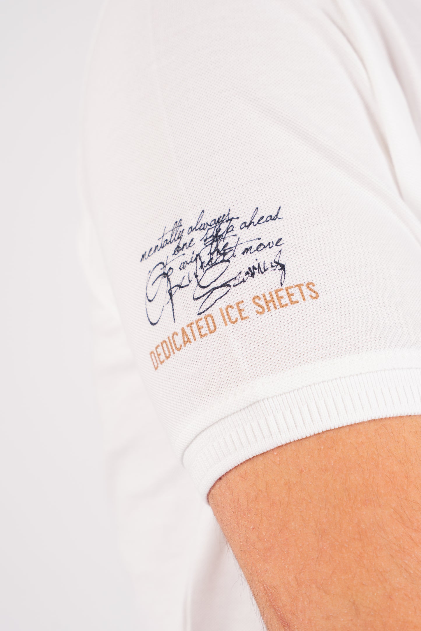 WHITE RETRO POLO