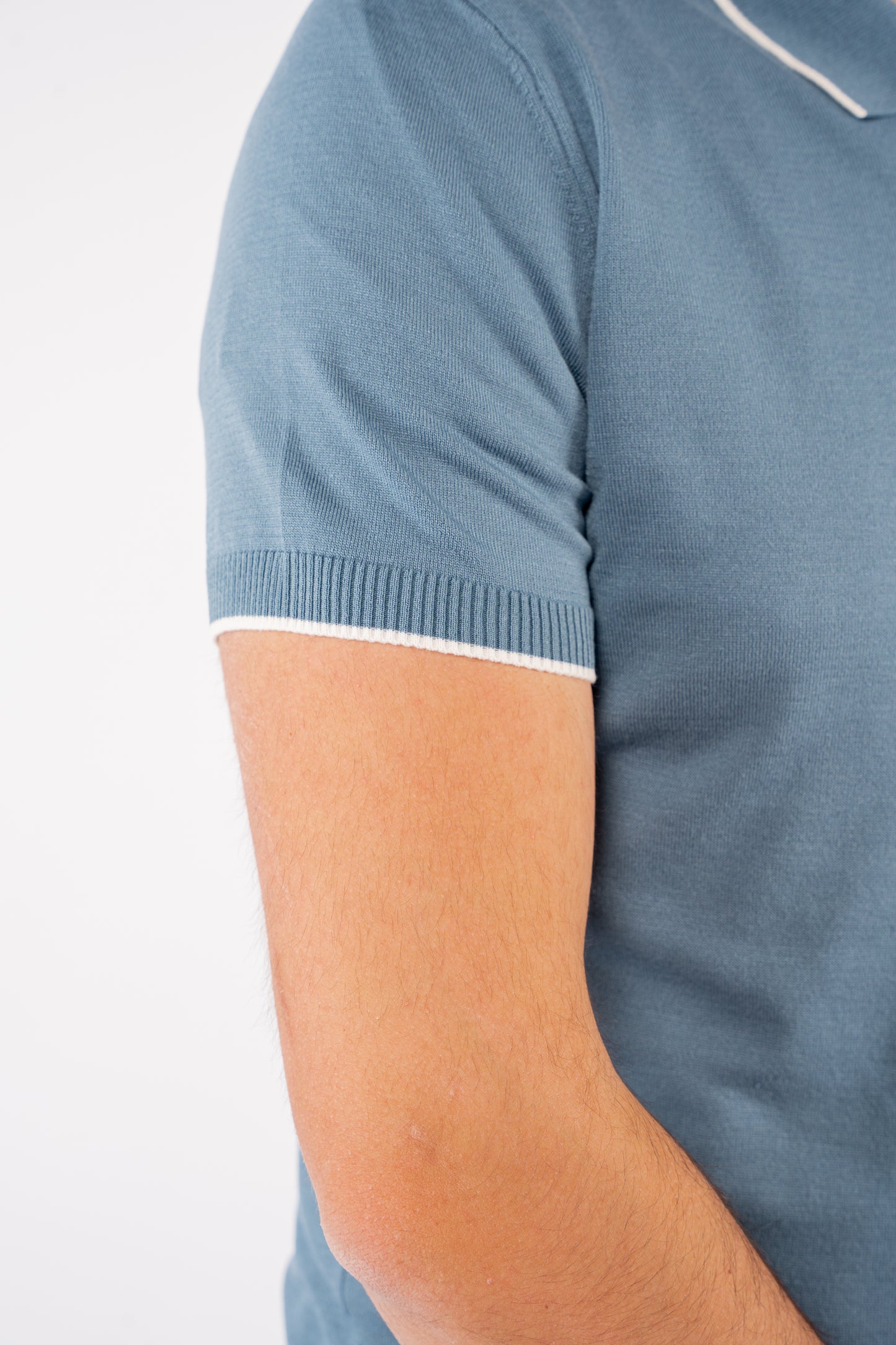SPECIAL BLUE WHITE LINE POLO