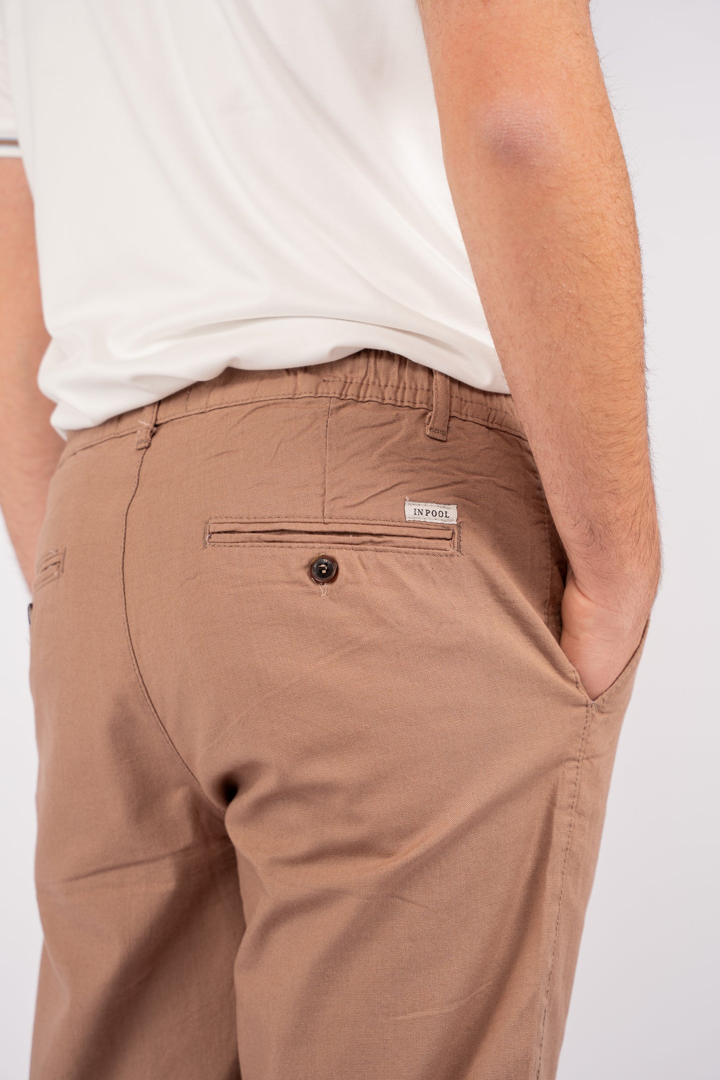 MOCHA LINEN SHORT