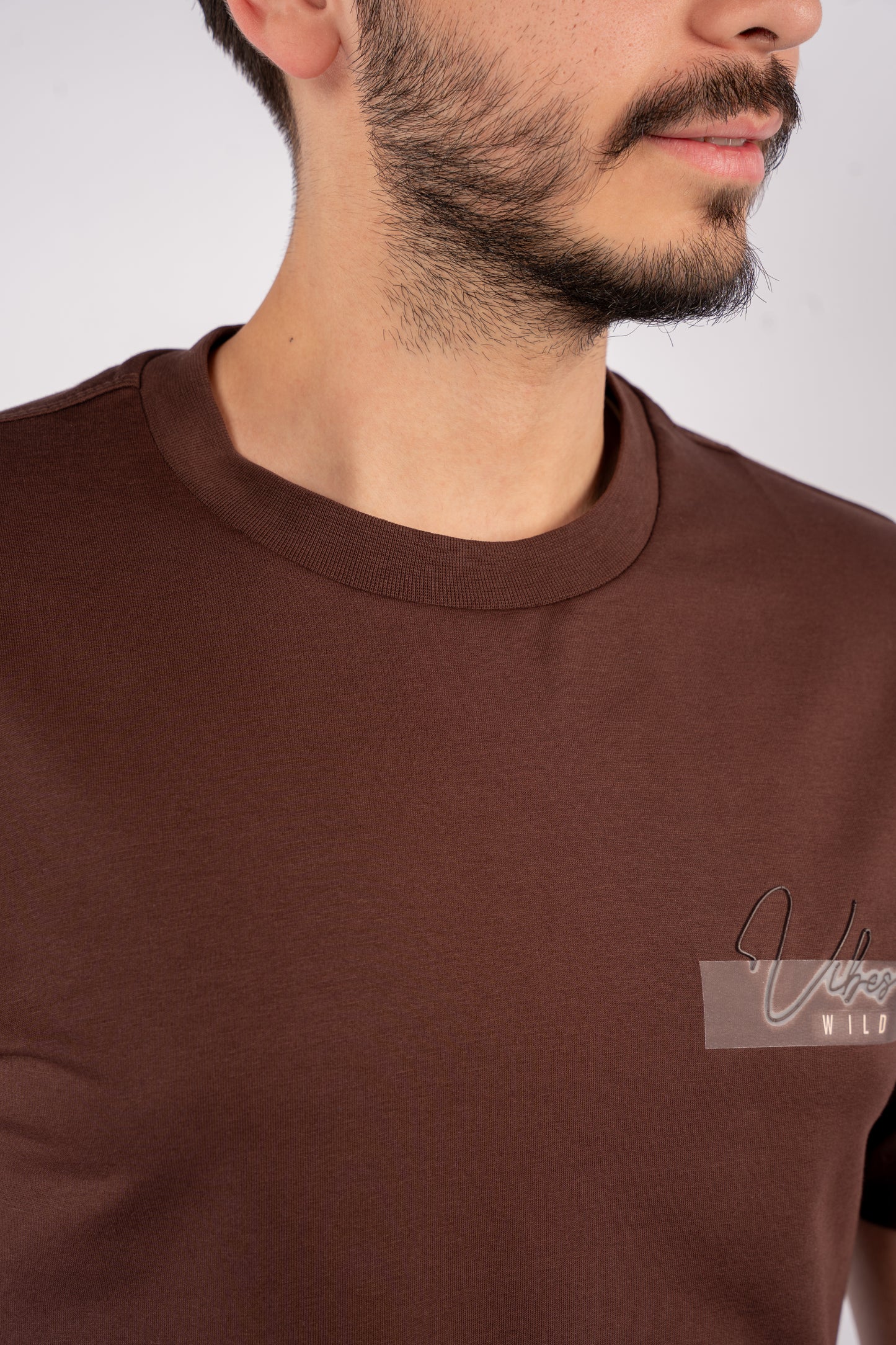 VIBES BROWN TSHIRT