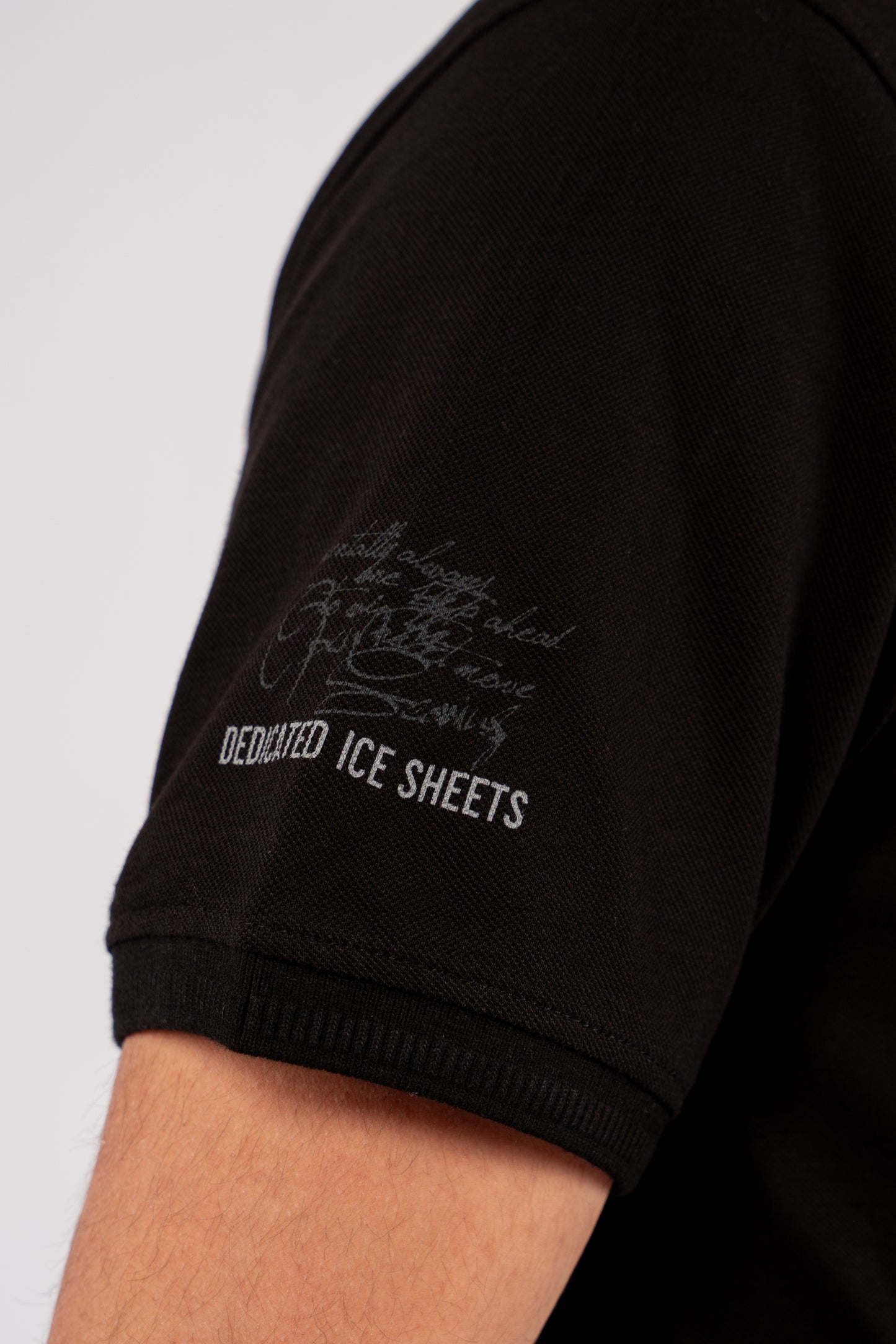 BLACK RETRO POLO