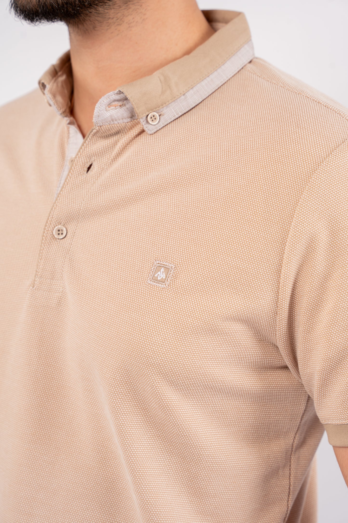 BEIGE PIQUET POLO