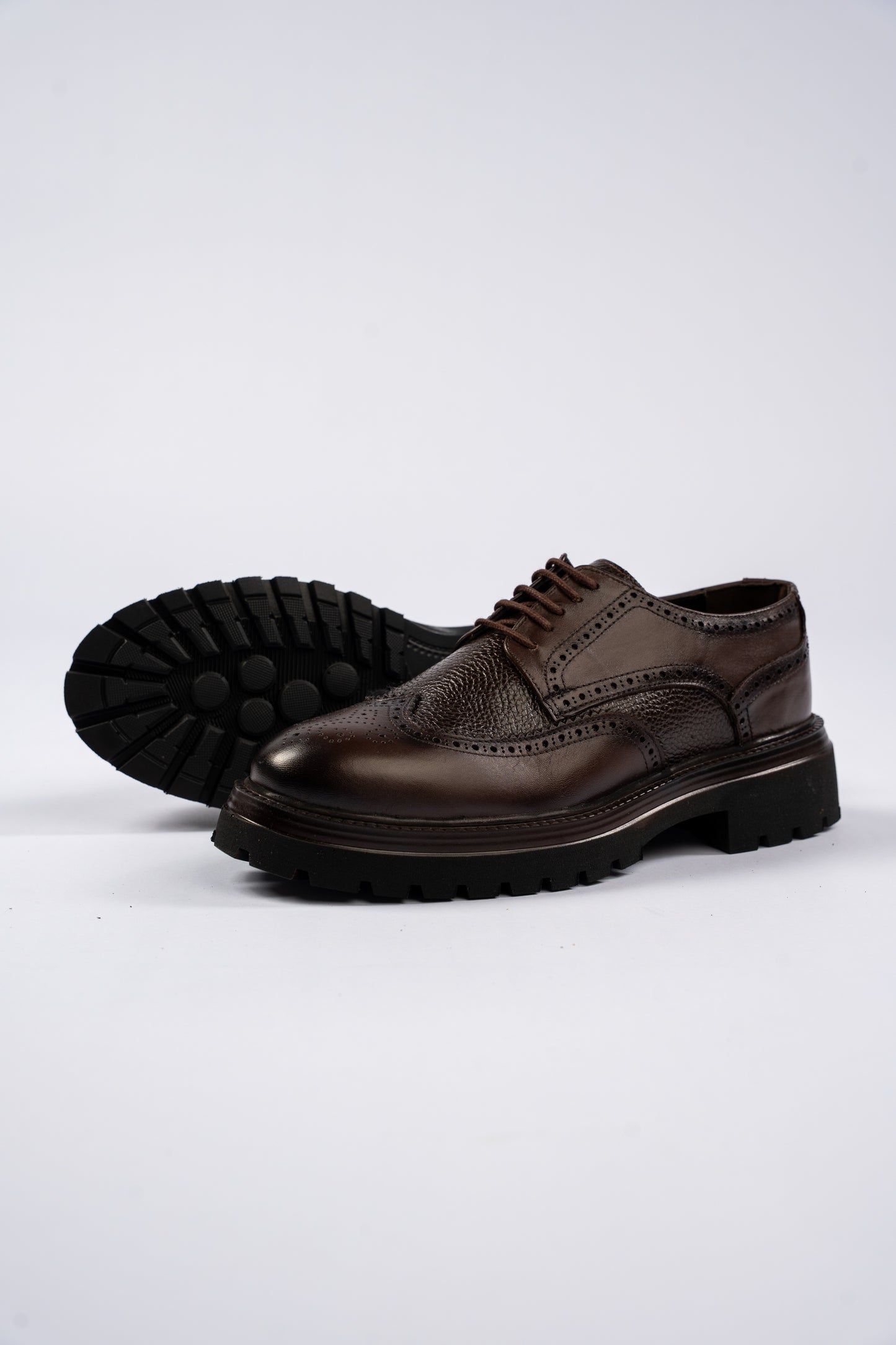 BROWN CASUAL OXFORD SHOE