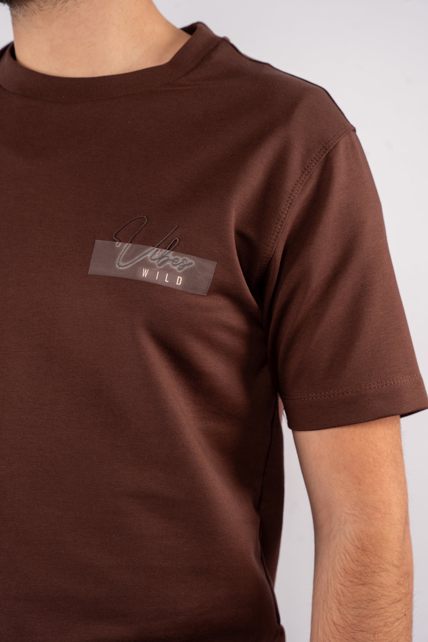 VIBES BROWN TSHIRT