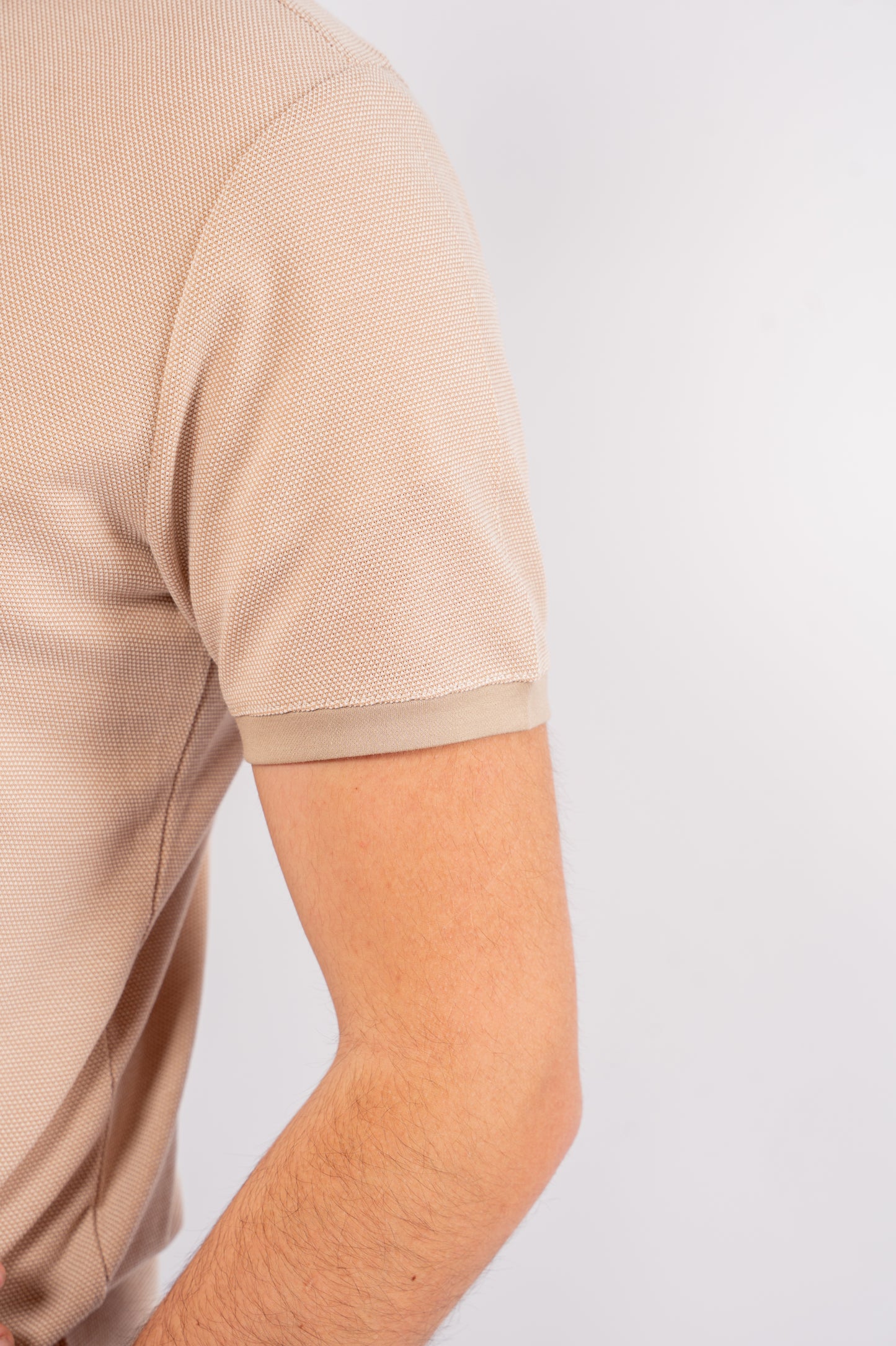 BEIGE PIQUET POLO