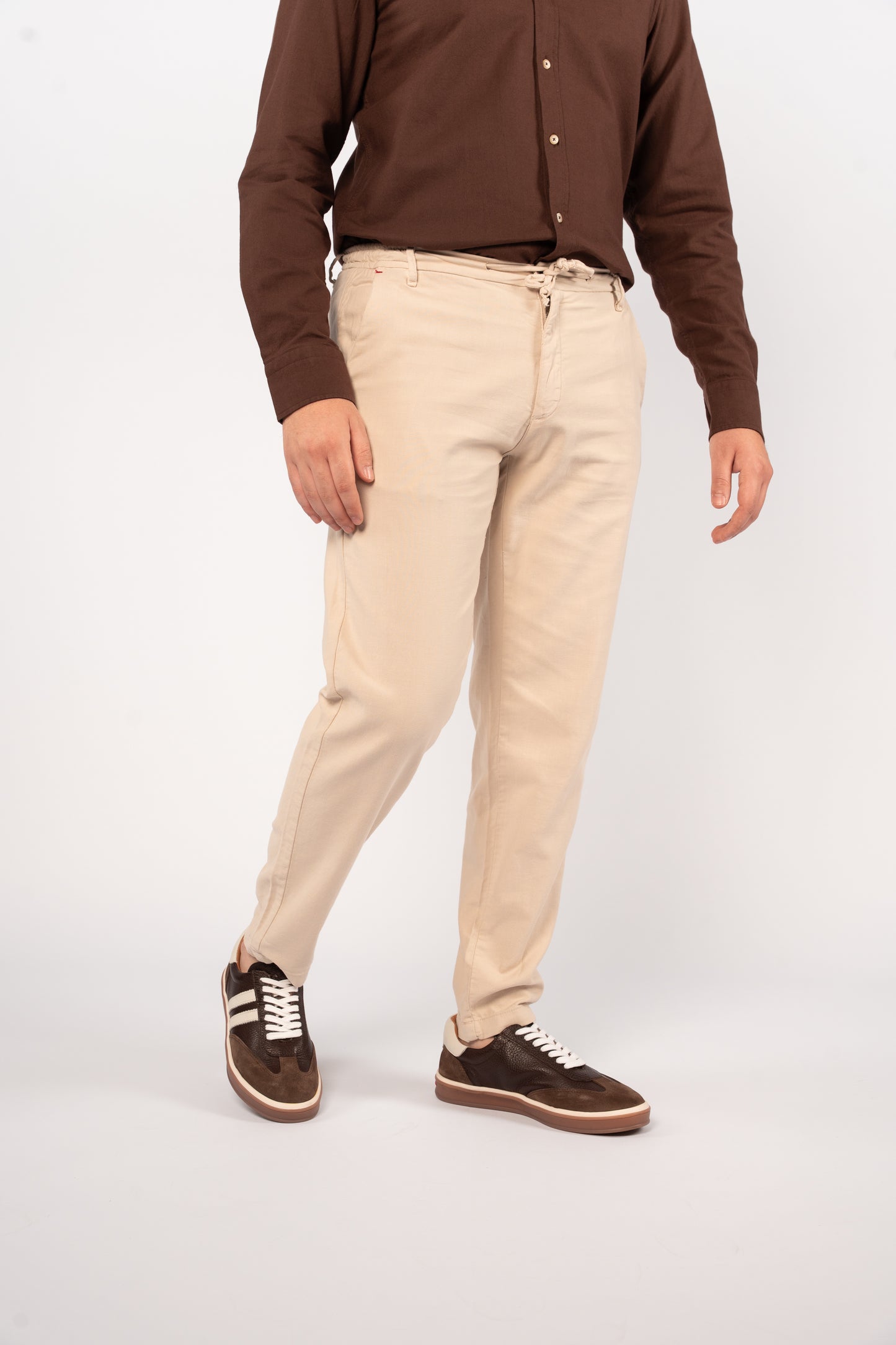 BEIGE RELAXED TROUSERS