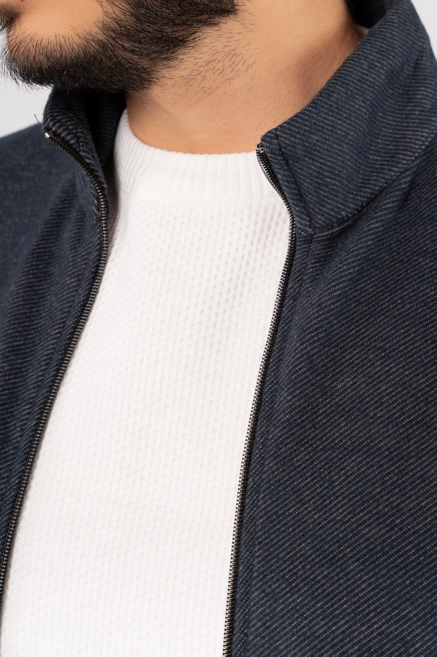 NAVY SELANIK ZIPPER JACKET