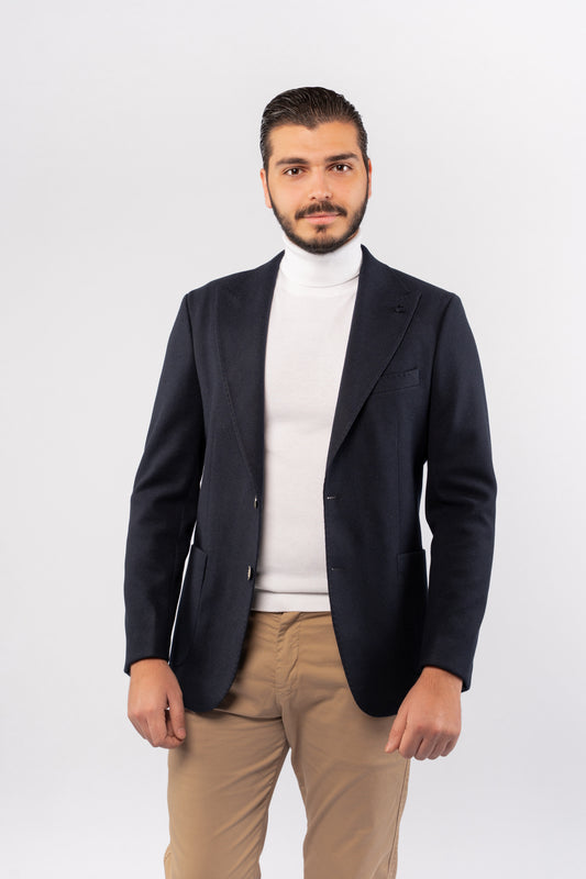 NAVY WOOL BLAZER