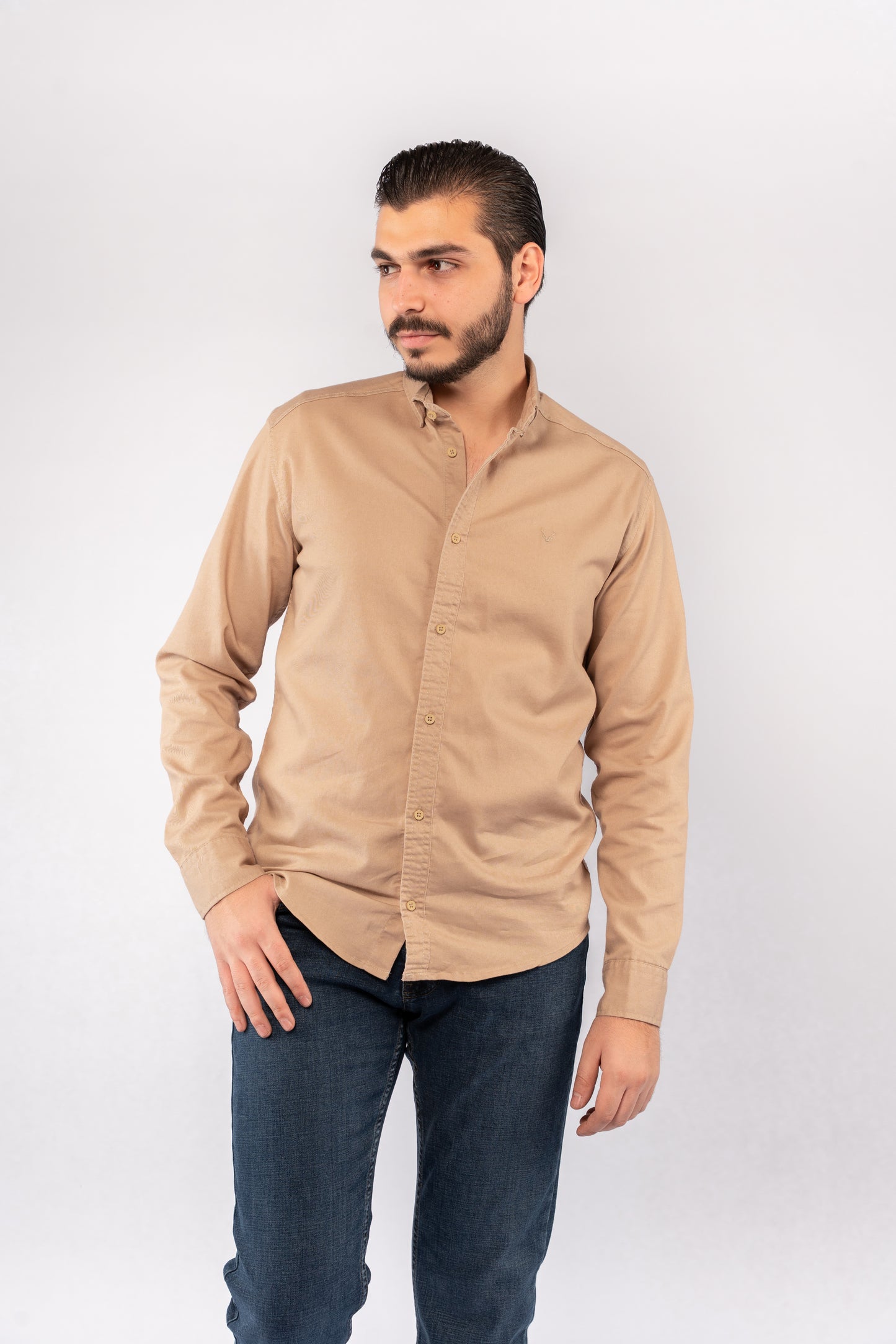 BEIGE RELAXED SHIRT
