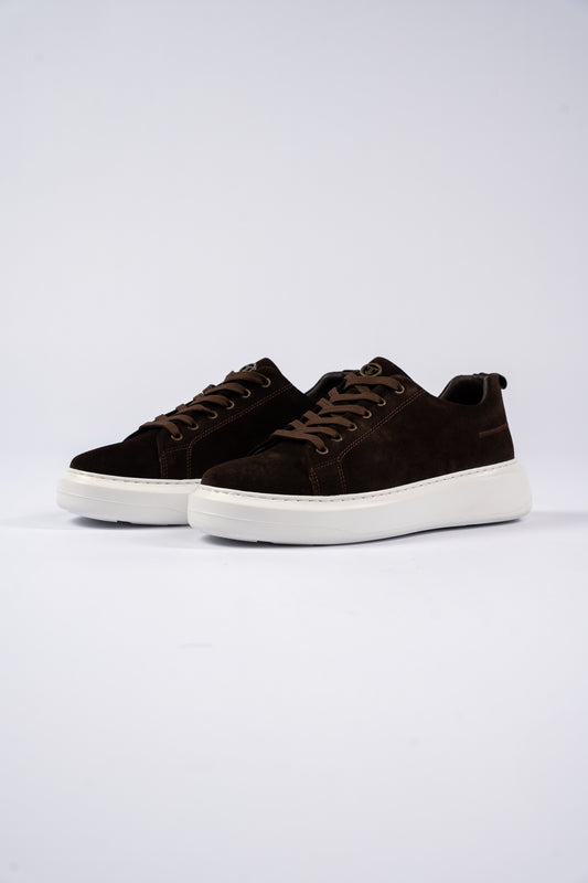 BROWN SUEDE SNEAKER