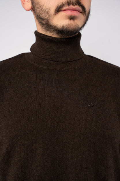 BROWN TURTLENECK