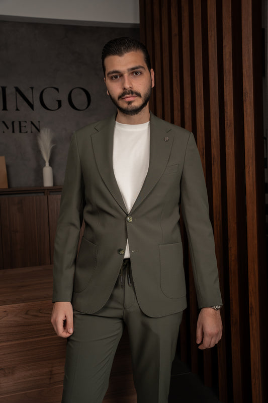 OLIVE TRAVEL SUIT