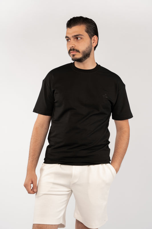 BLACK MINIMAL EAGLE TSHIRT