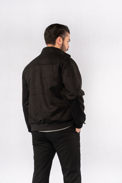 BLACK SUEDE TIMELESS JACKET