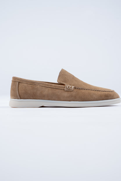 BEIGE SUEDE LOAFER