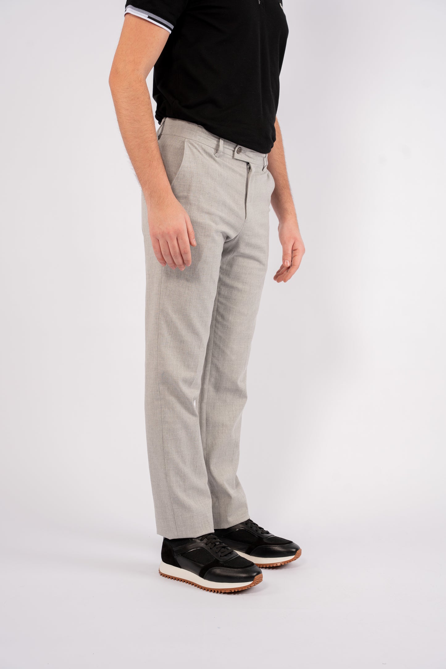 GREY CLASSIC TROUSERS