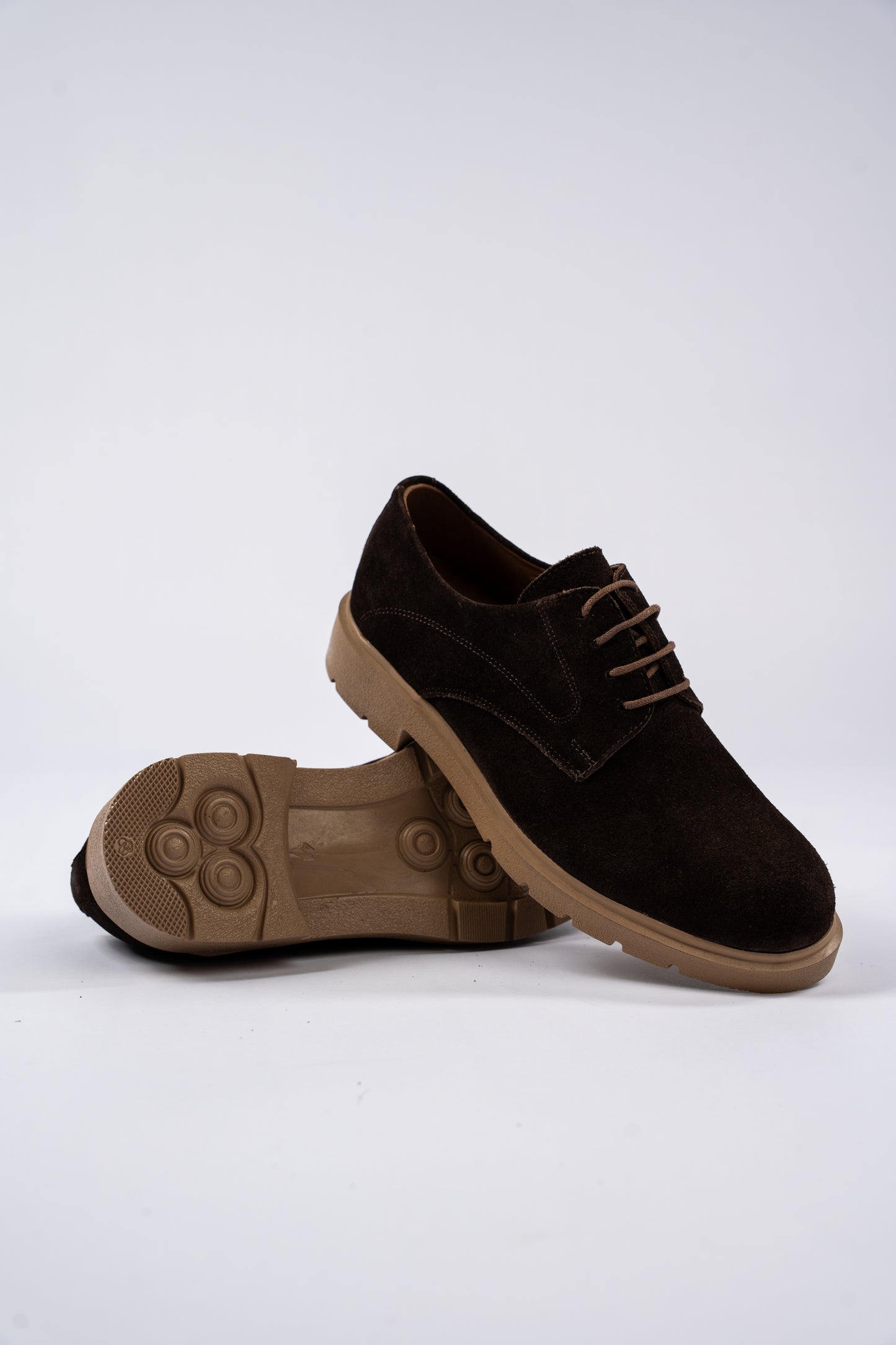 BROWN DERBY SUEDE SHOE
