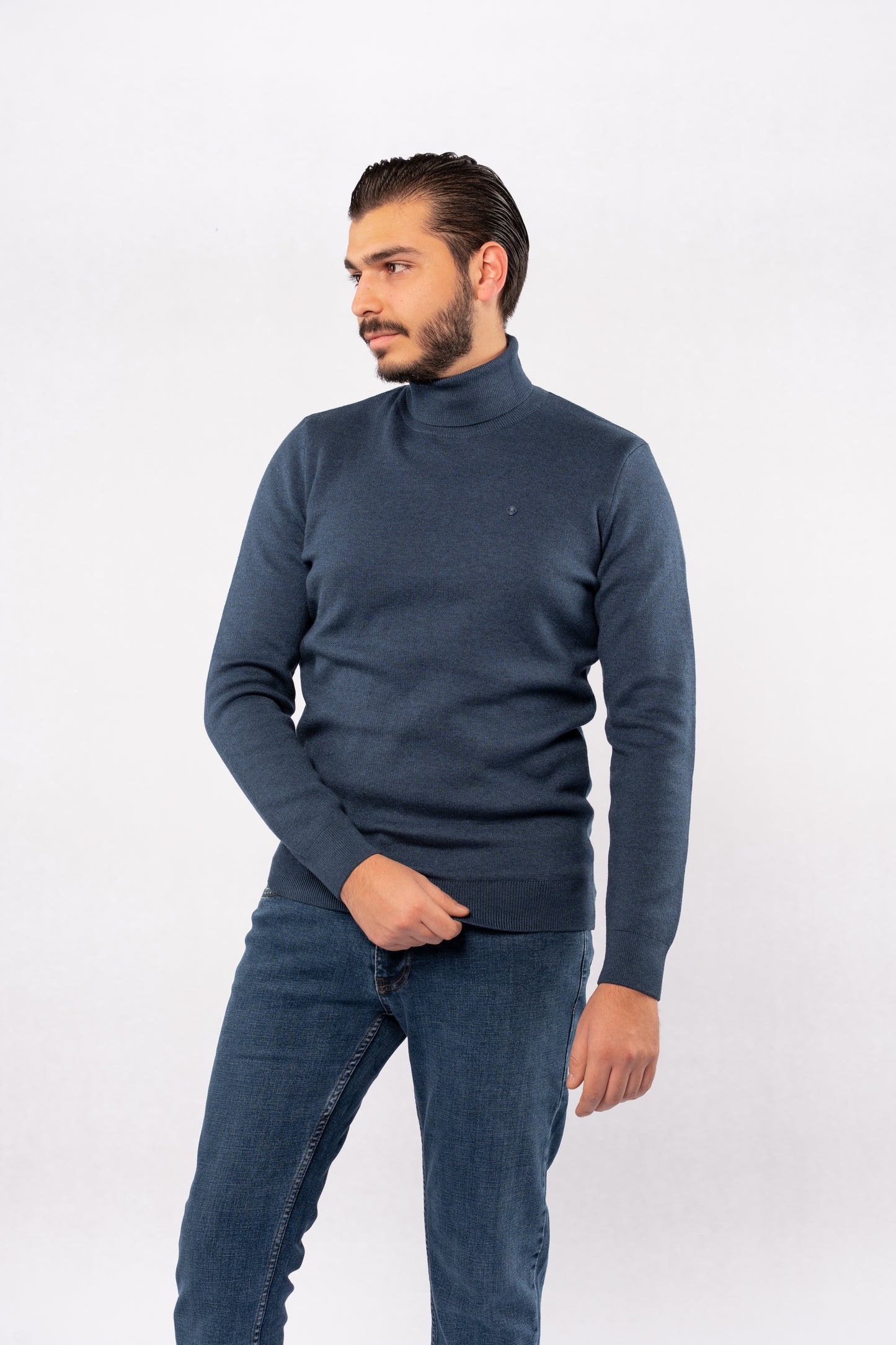 INDEGO TURTLENECK SWEATER