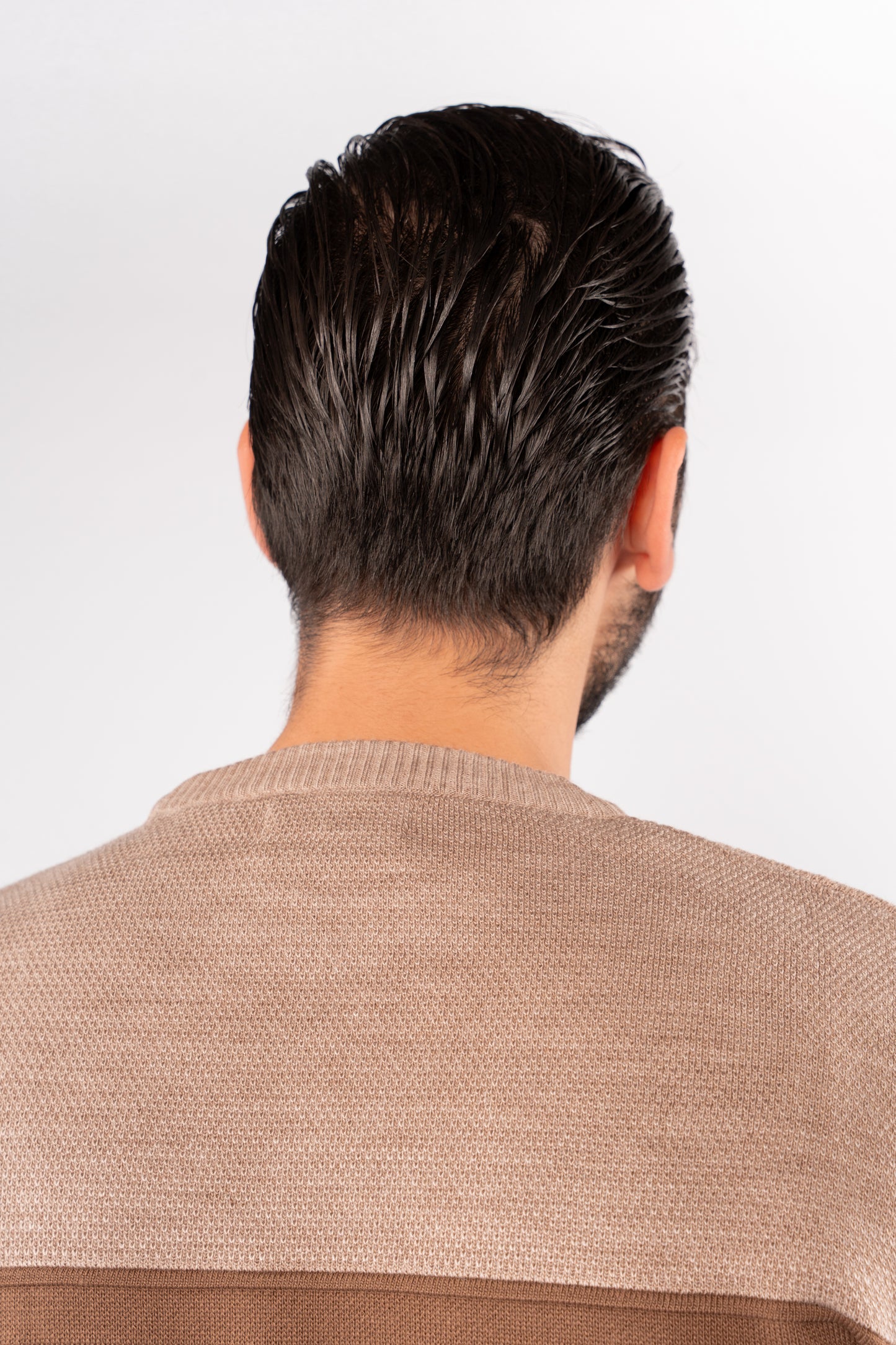 BEIGE URBAN TRICOLOR SWEATER