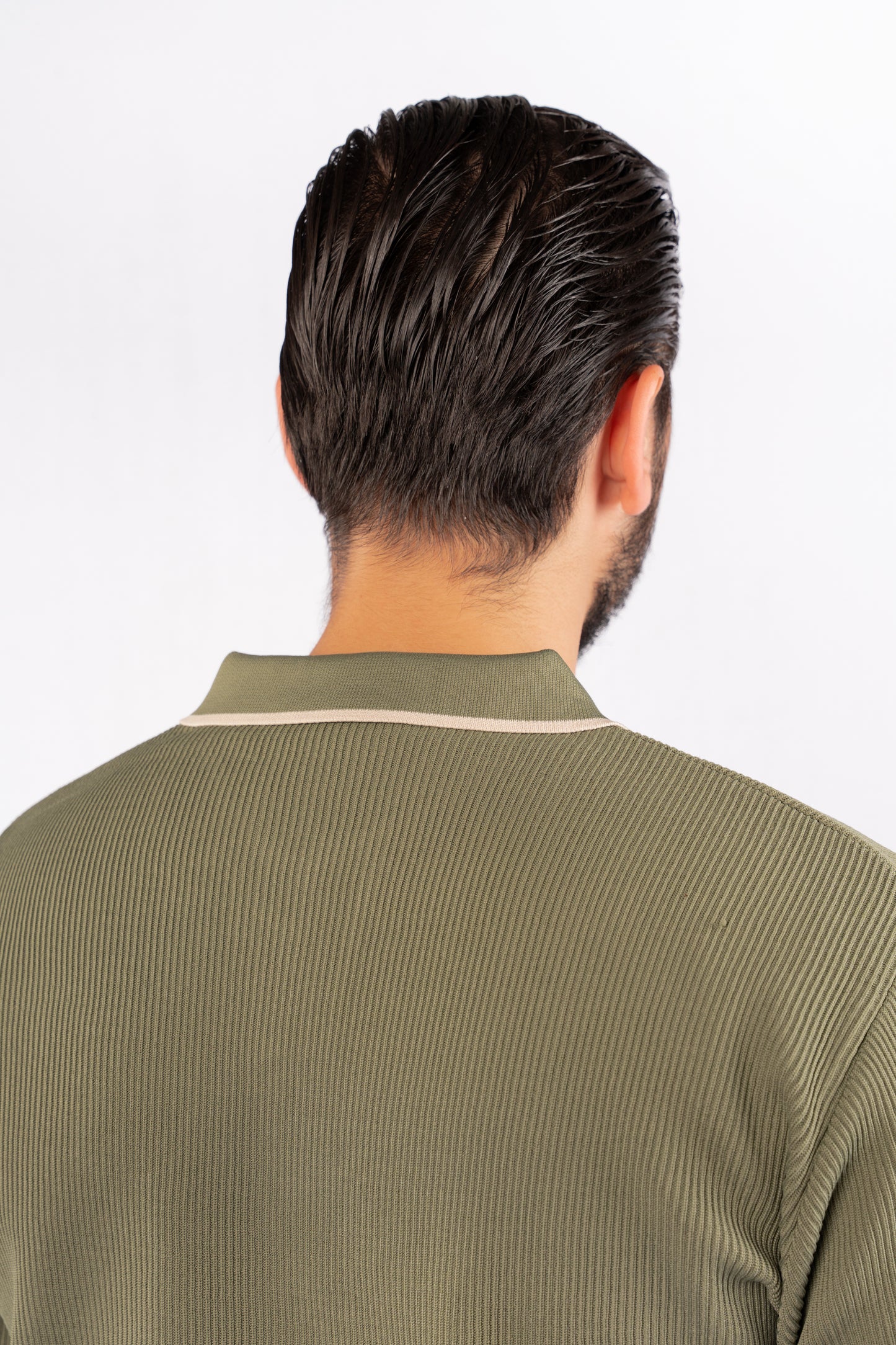 MINT LINED POLO SWEATER