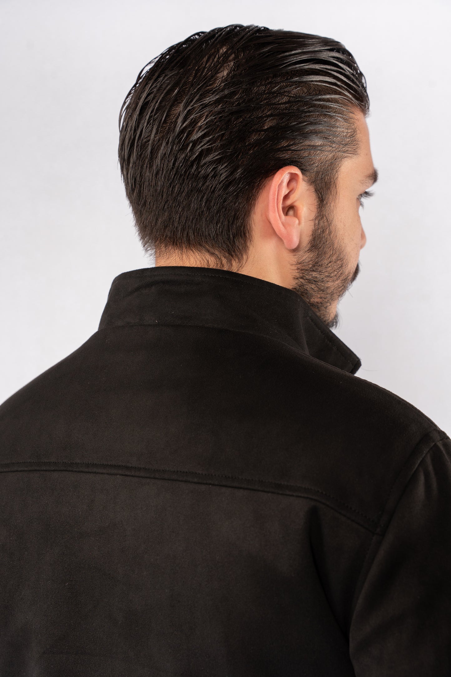 BLACK SUEDE TIMELESS JACKET
