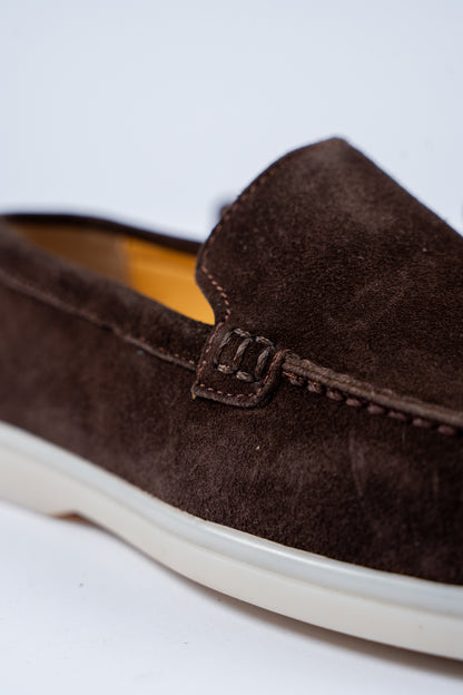 BROWN SUEDE LOAFER